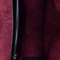 Burgundy and black adventure backpack