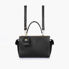 Black bowling bag with top-handle