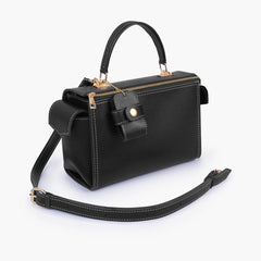 Black bowling bag with top-handle