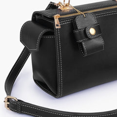 Black bowling bag with top-handle