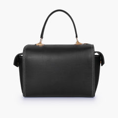 Black bowling bag with top-handle