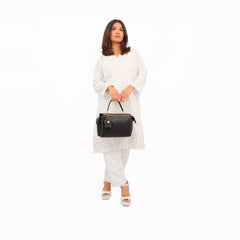 Black bowling bag with top-handle