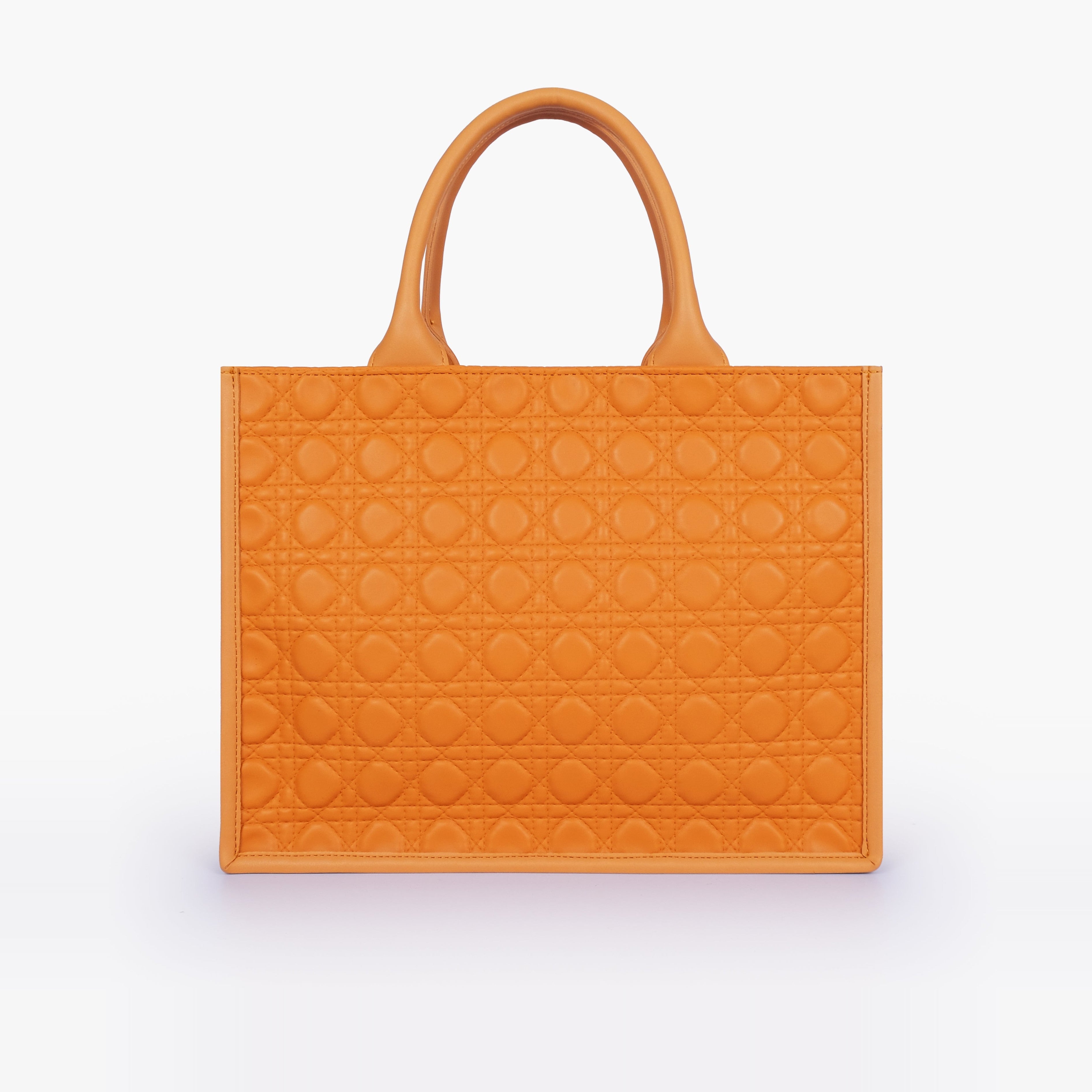 Mustard box tote bag