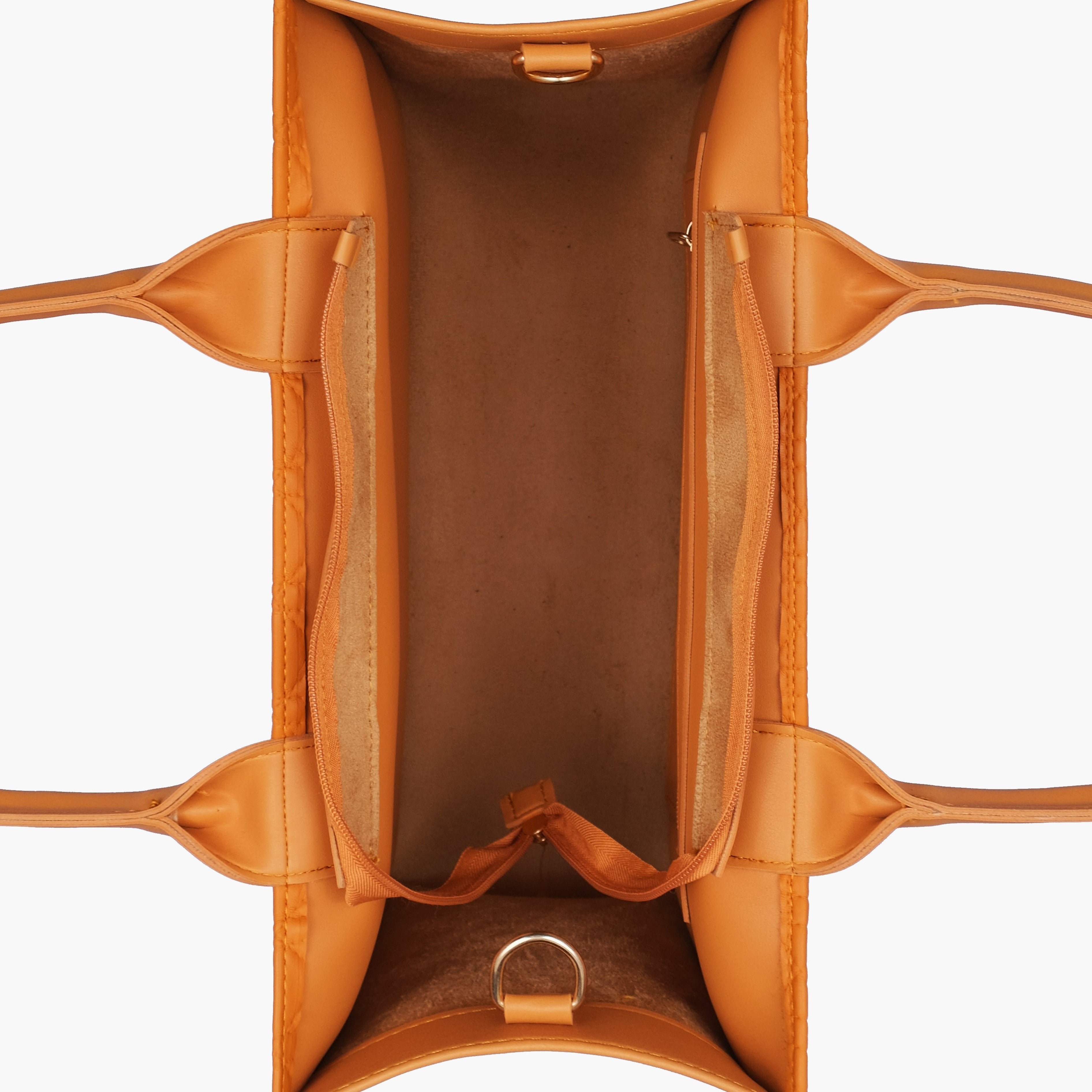 Mustard box tote bag