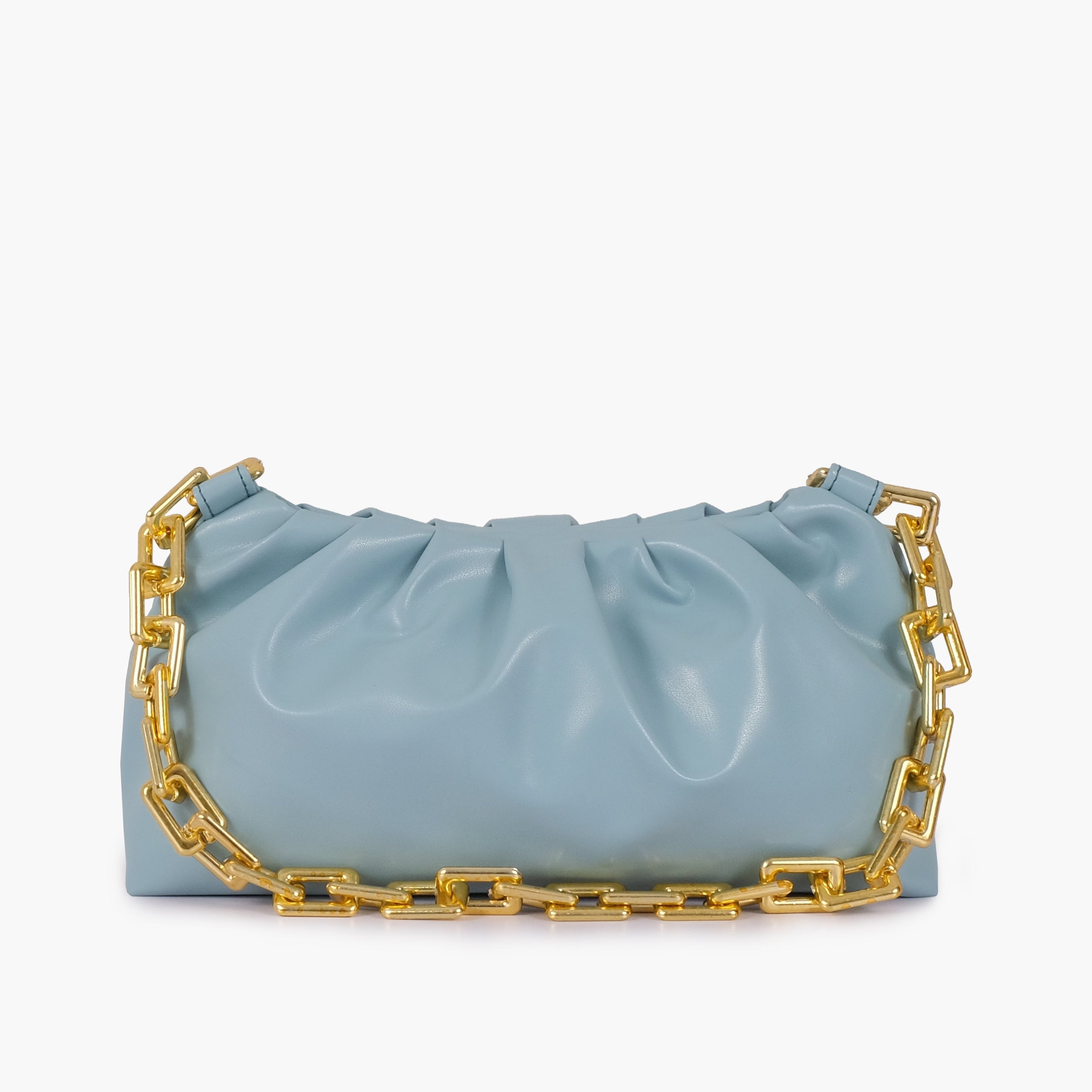 Sky blue cloud bag