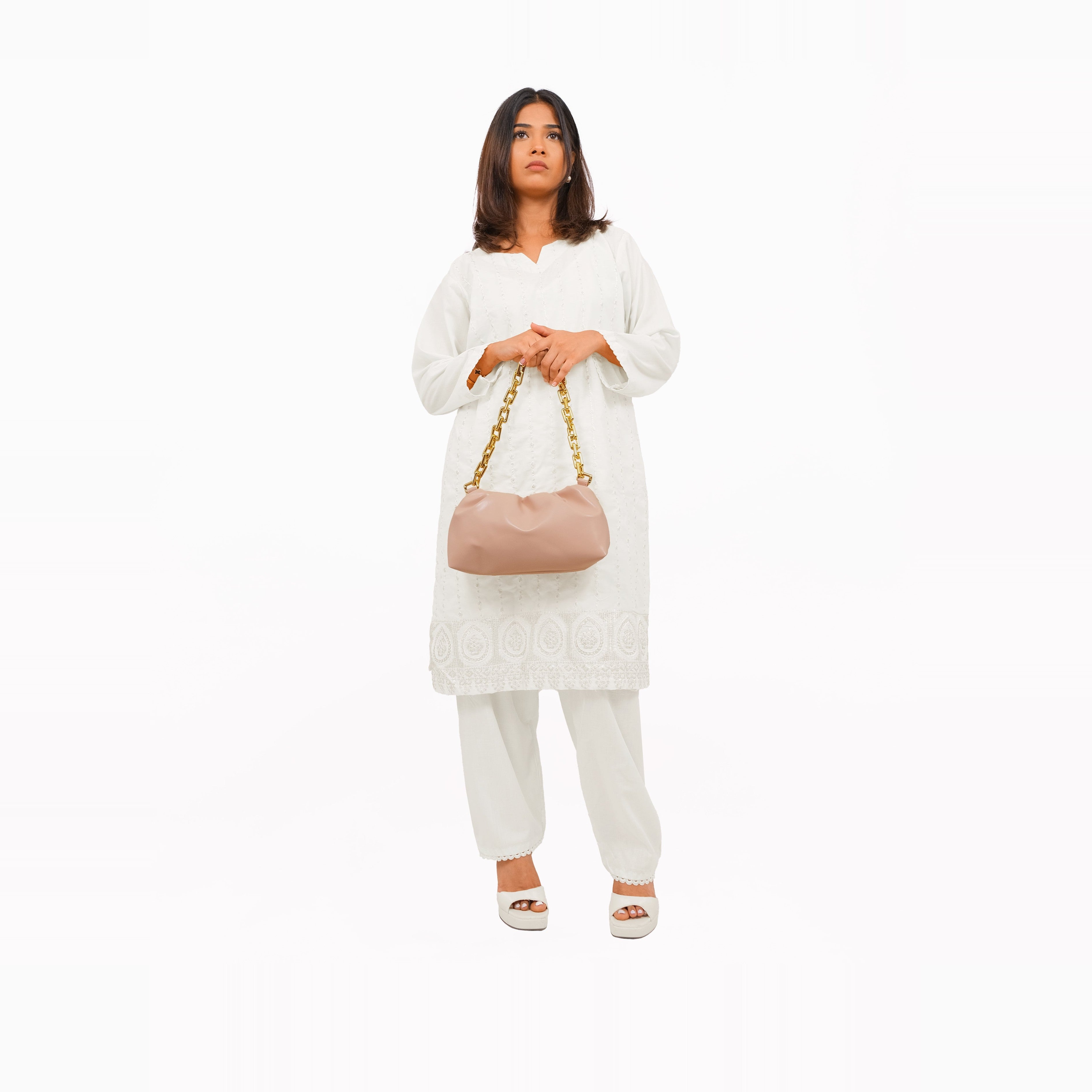 Baby pink cloud bag