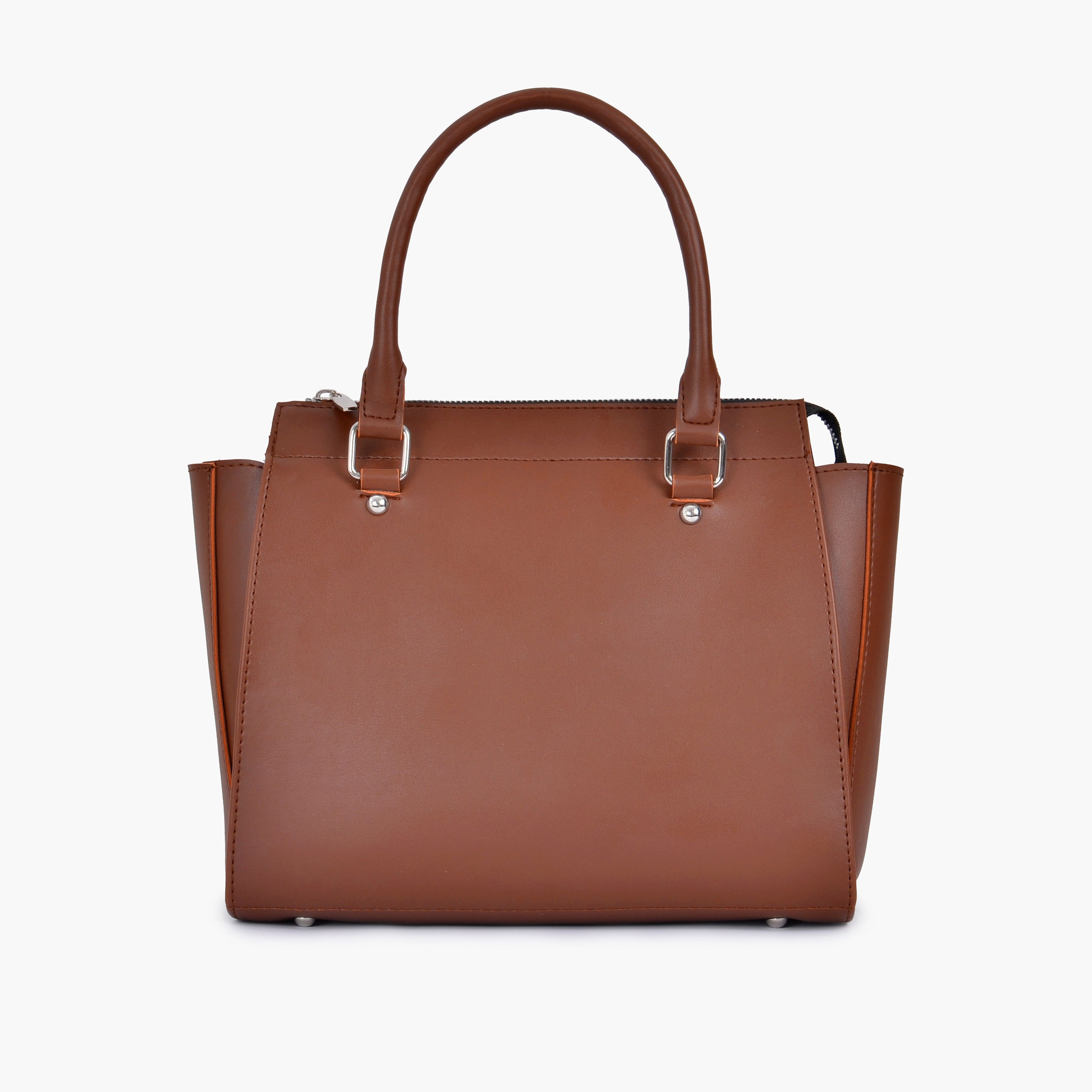 Horse brown classic top-handle bag