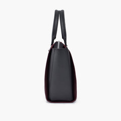 Burgundy classic top-handle bag