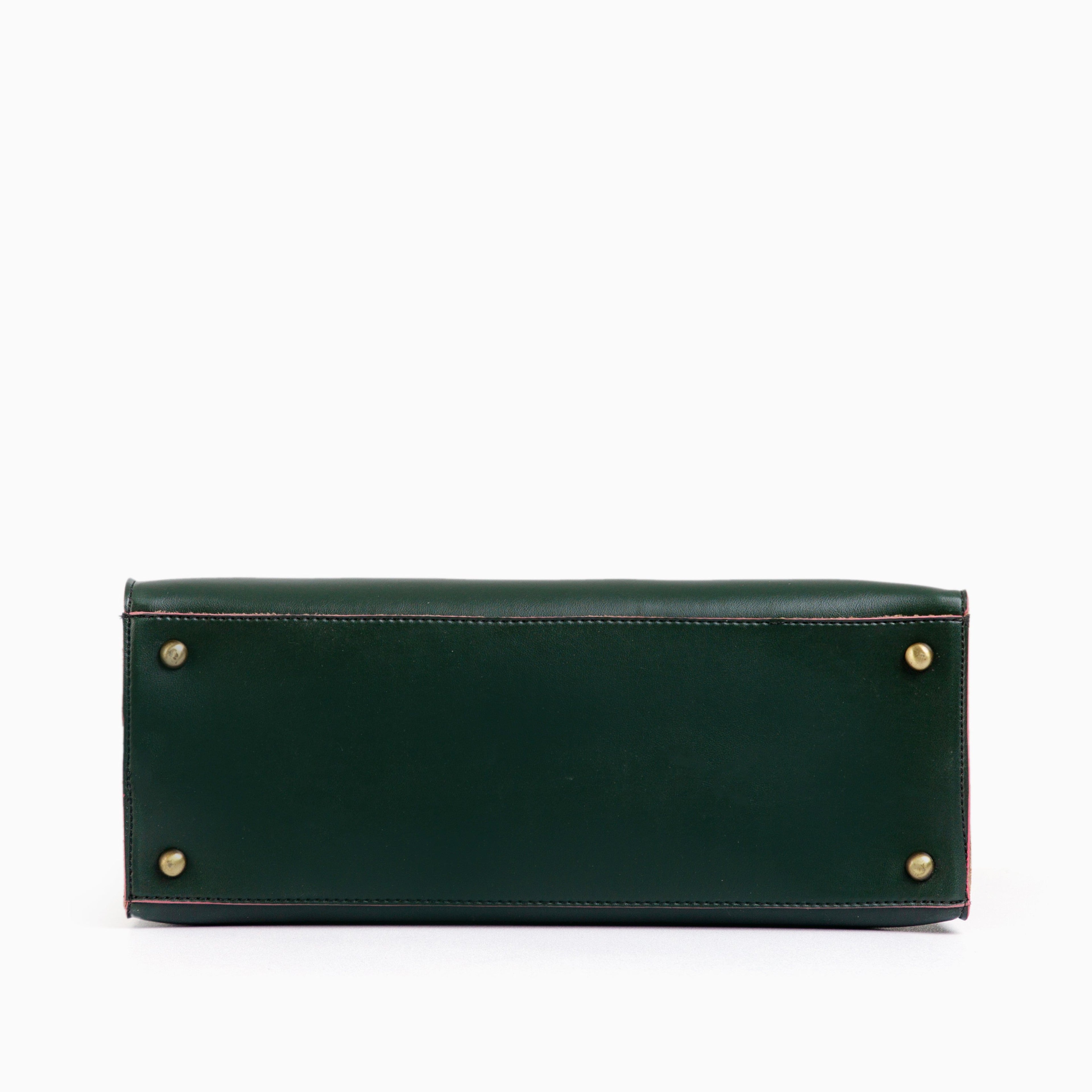 Army green workplace handbag