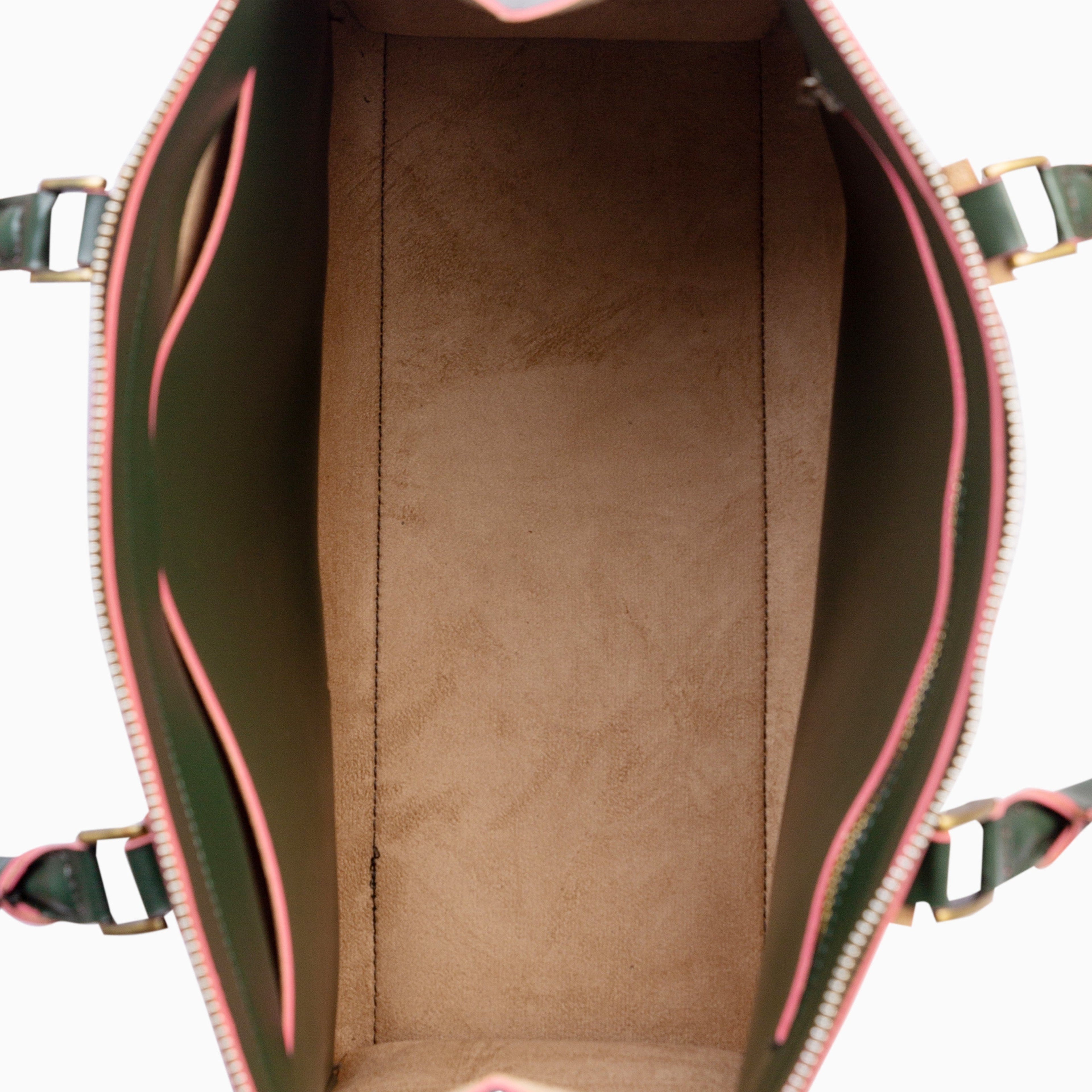 Army green workplace handbag