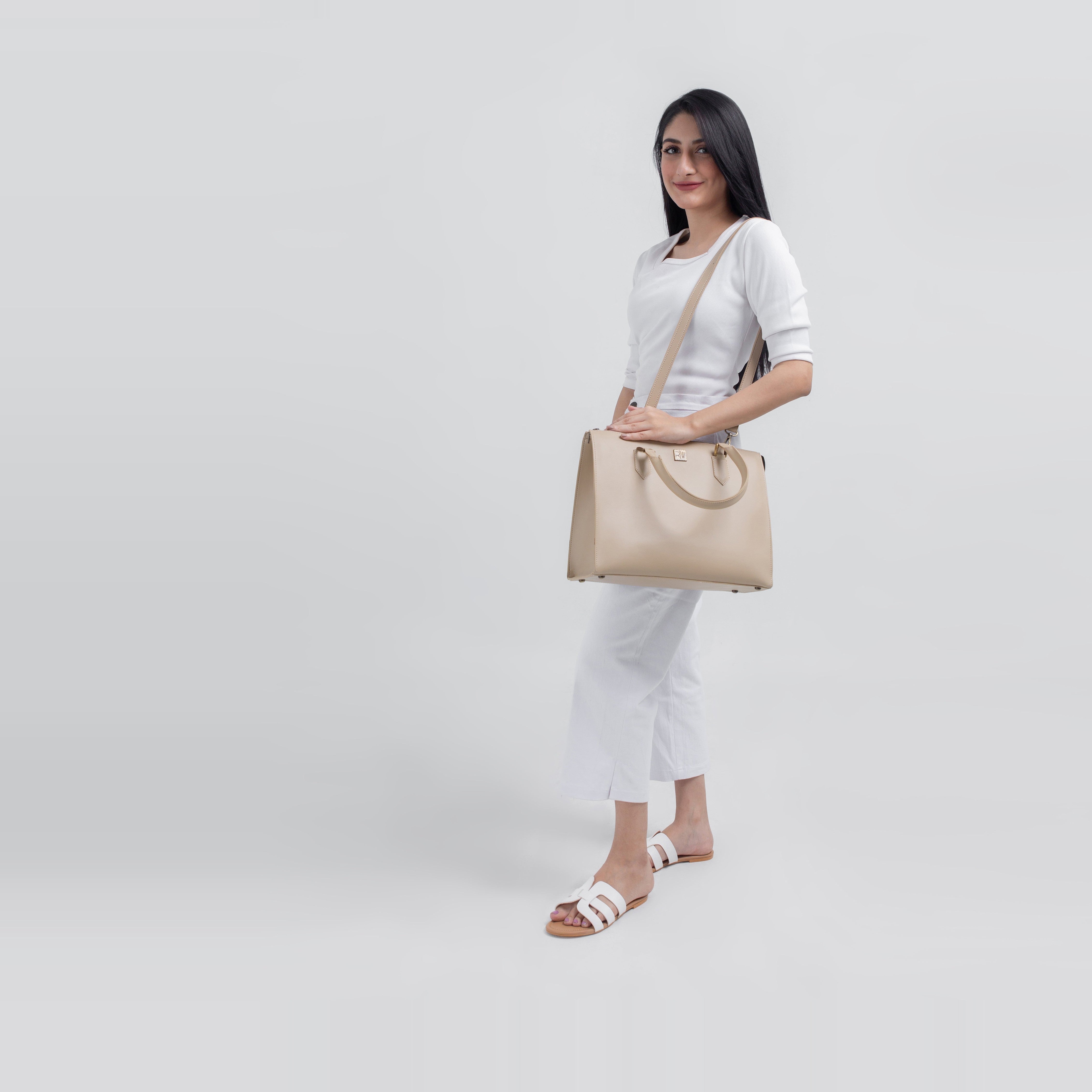 Off-white workplace handbag