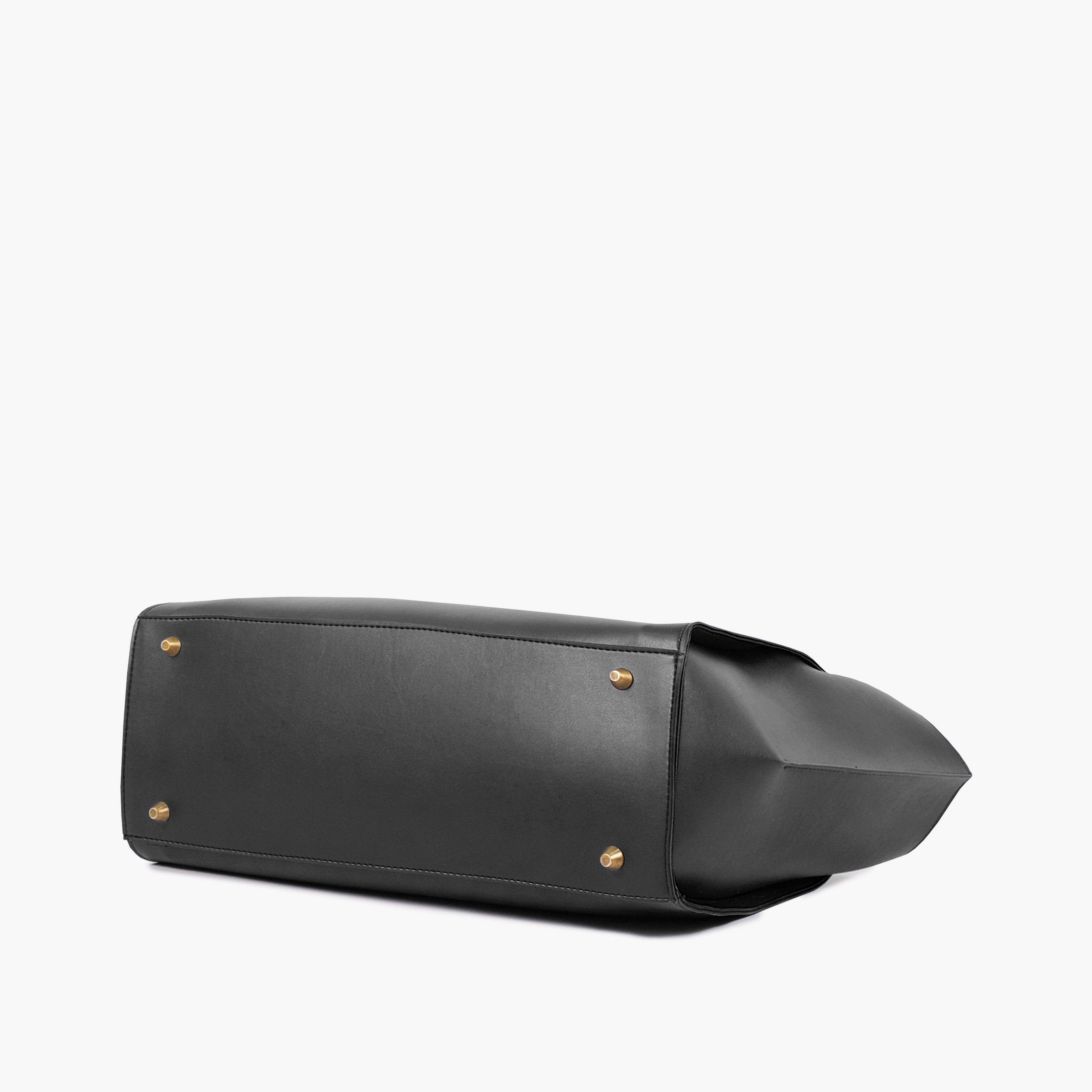 Black classic tote bag