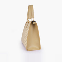 Off-white checkered on-the-go handbag