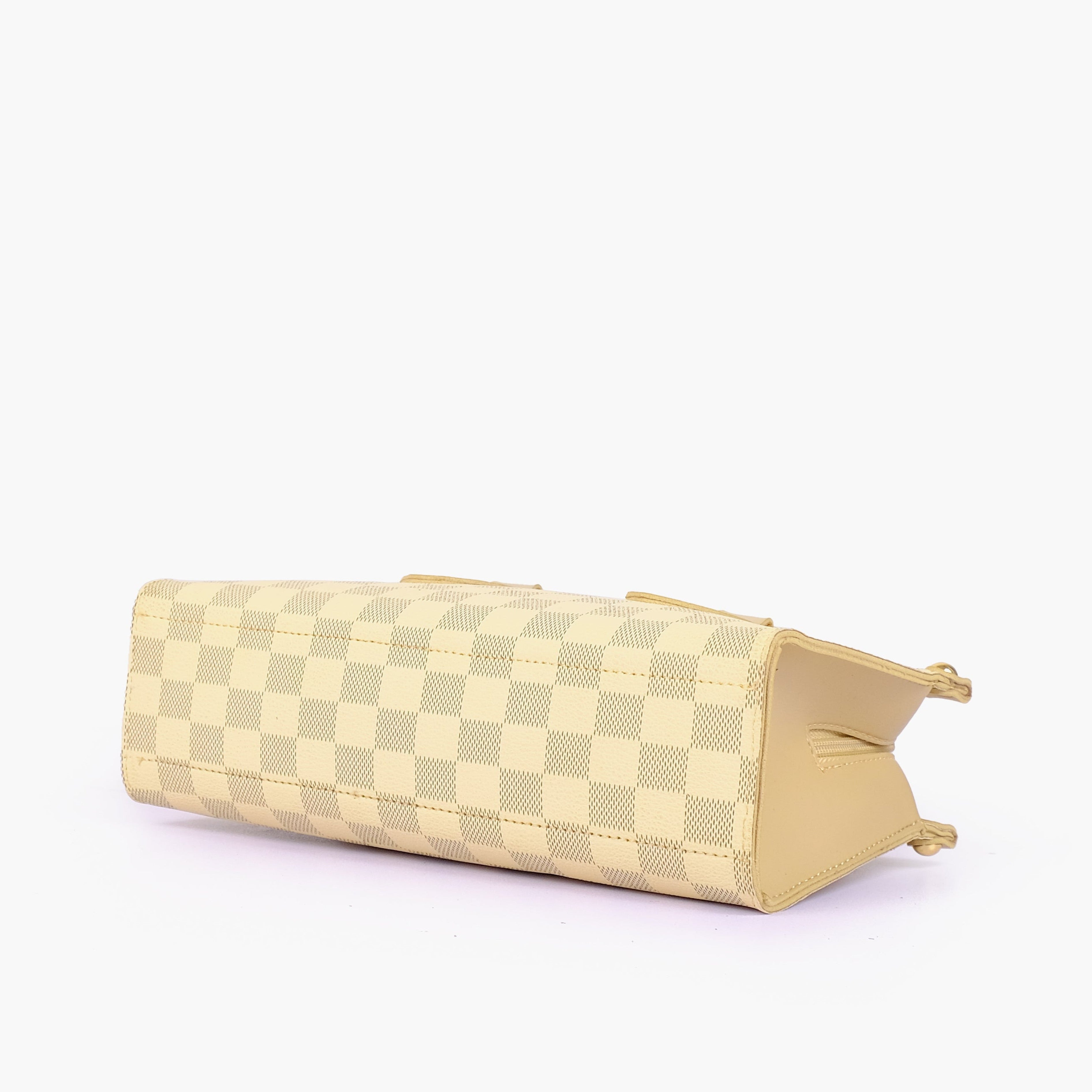 Off-white checkered on-the-go mini bag