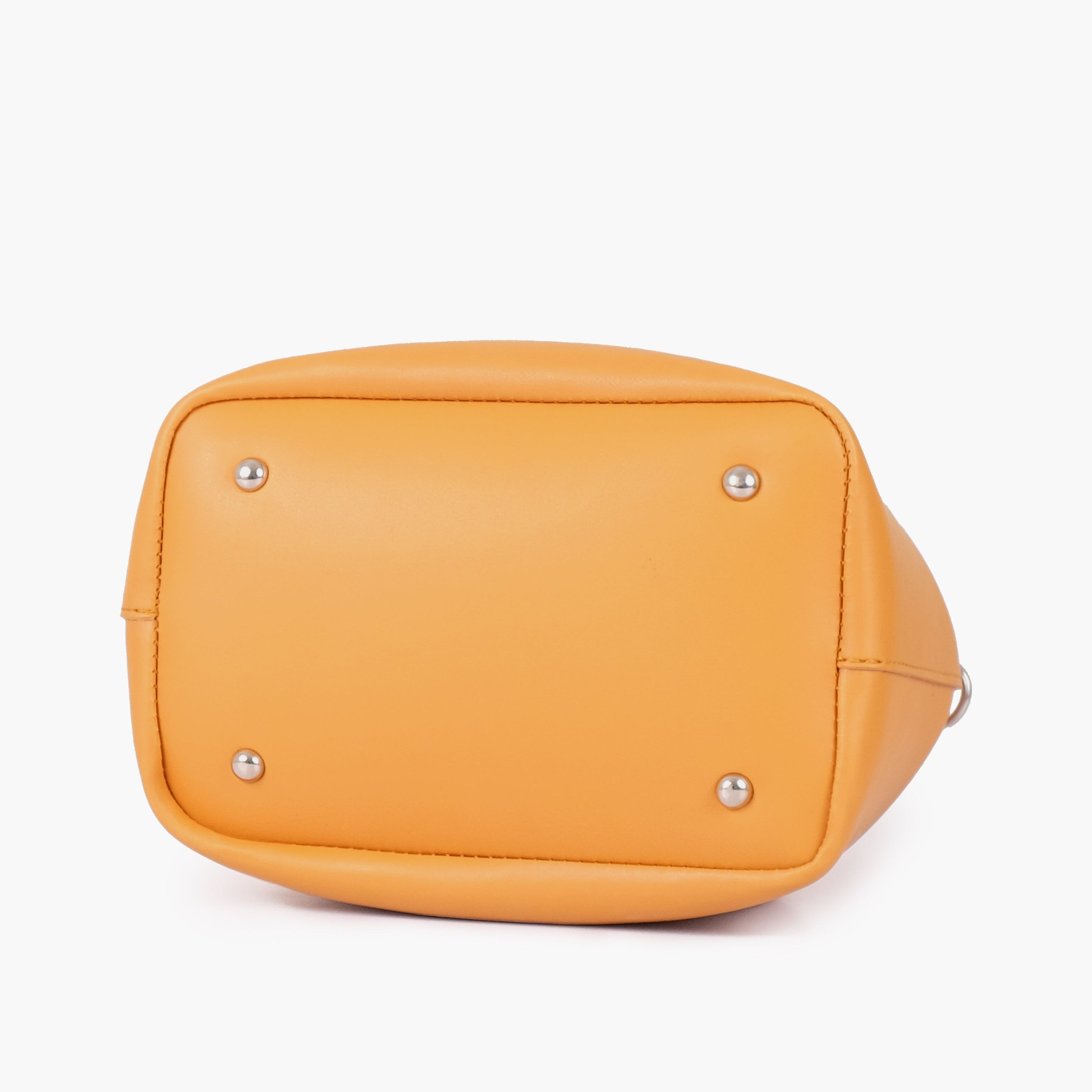 Mustard bucket bag