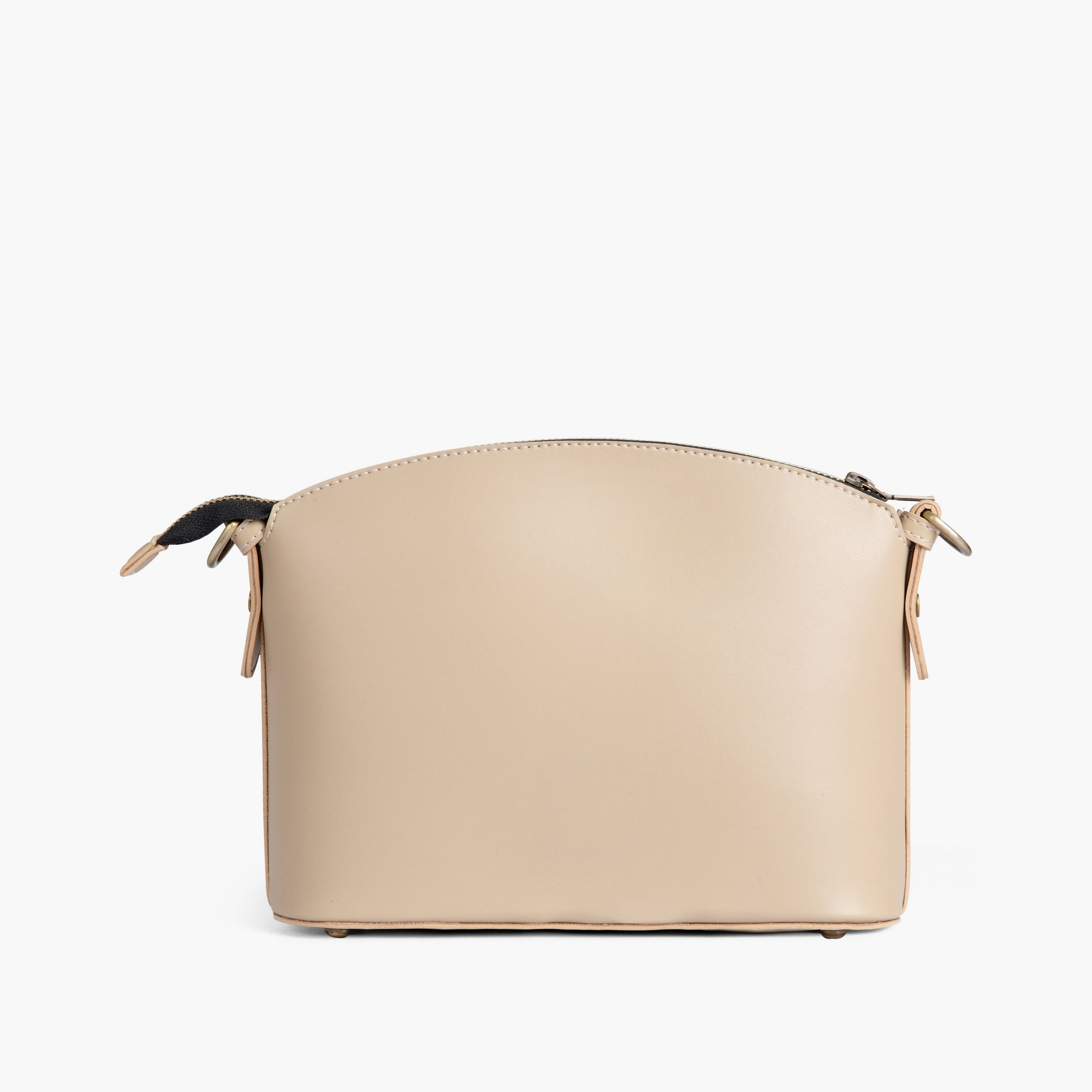 Off-white dome cross-body bag
