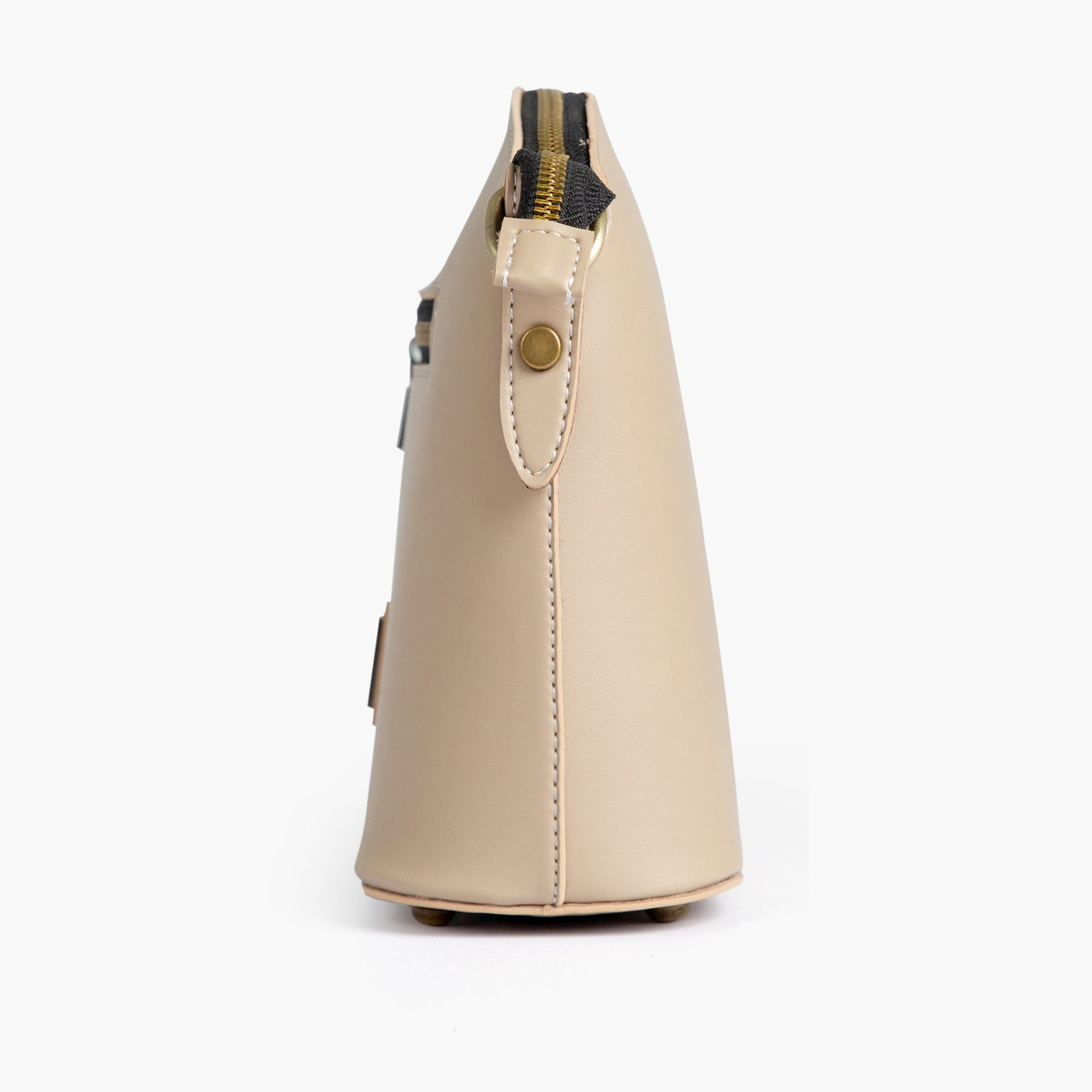Off-white dome cross-body bag