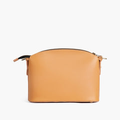 Mustard dome cross-body bag
