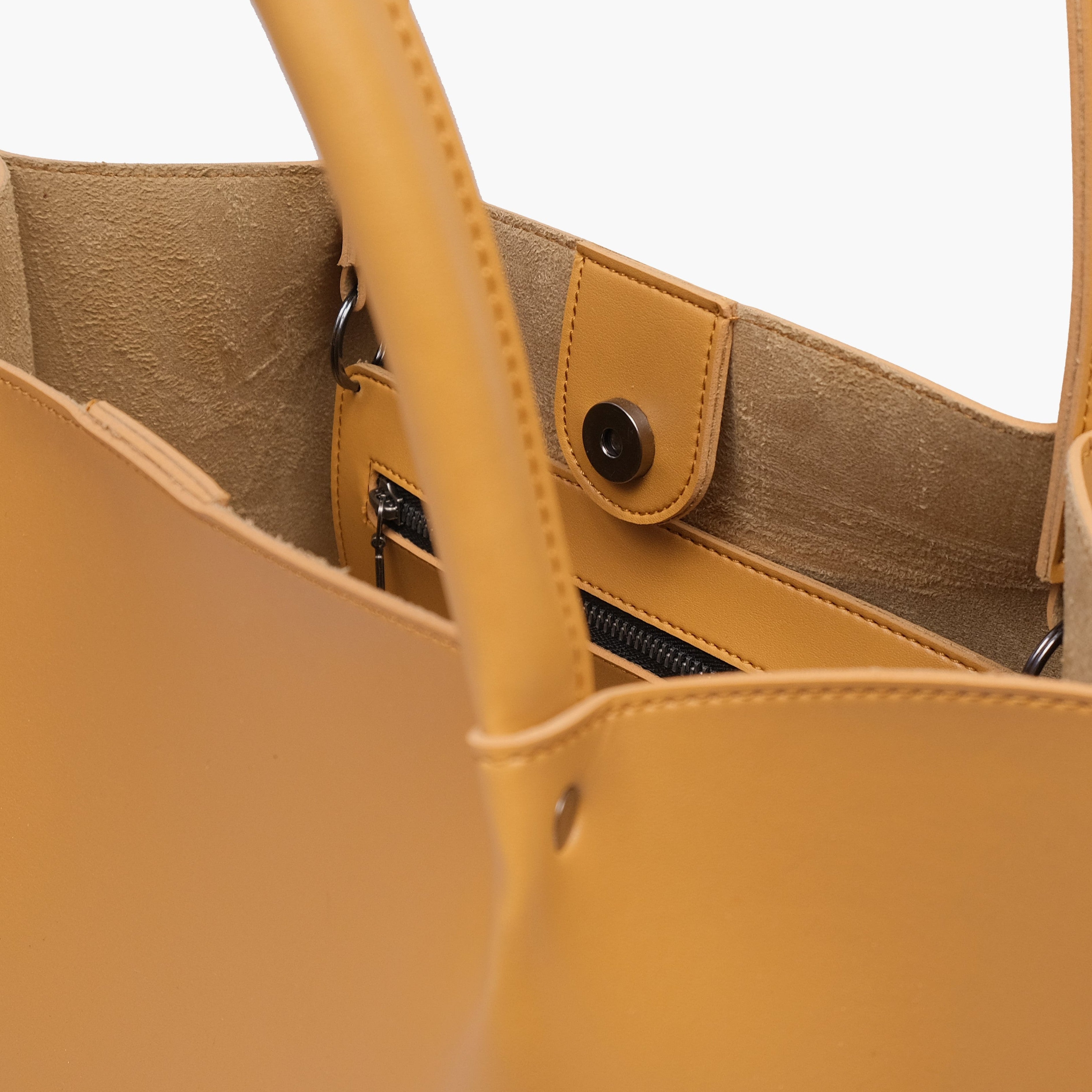 Mustard tote bag