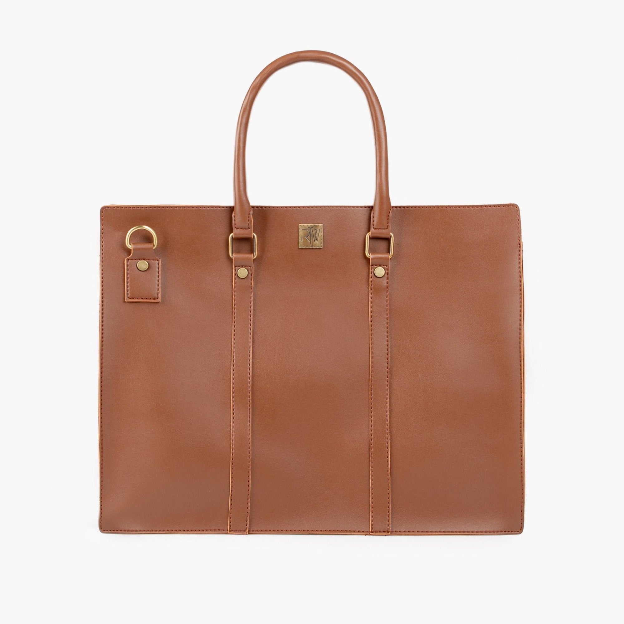 Brown laptop bag