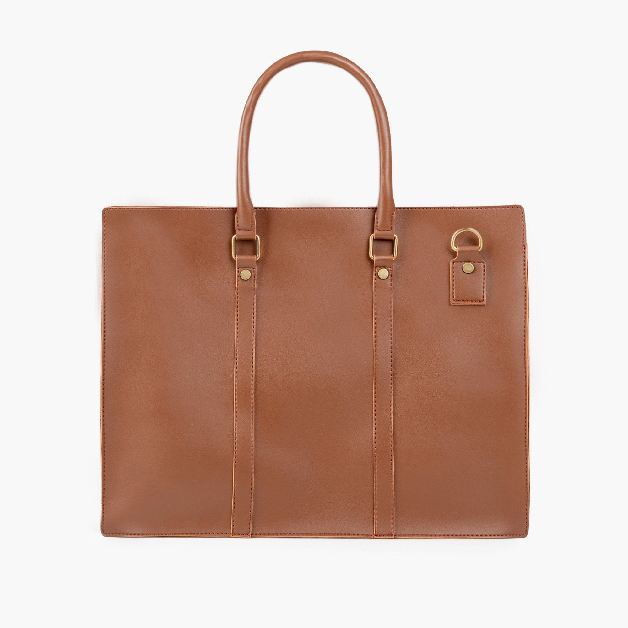 Brown laptop bag