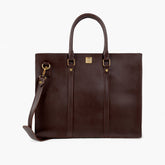 Dark brown laptop bag