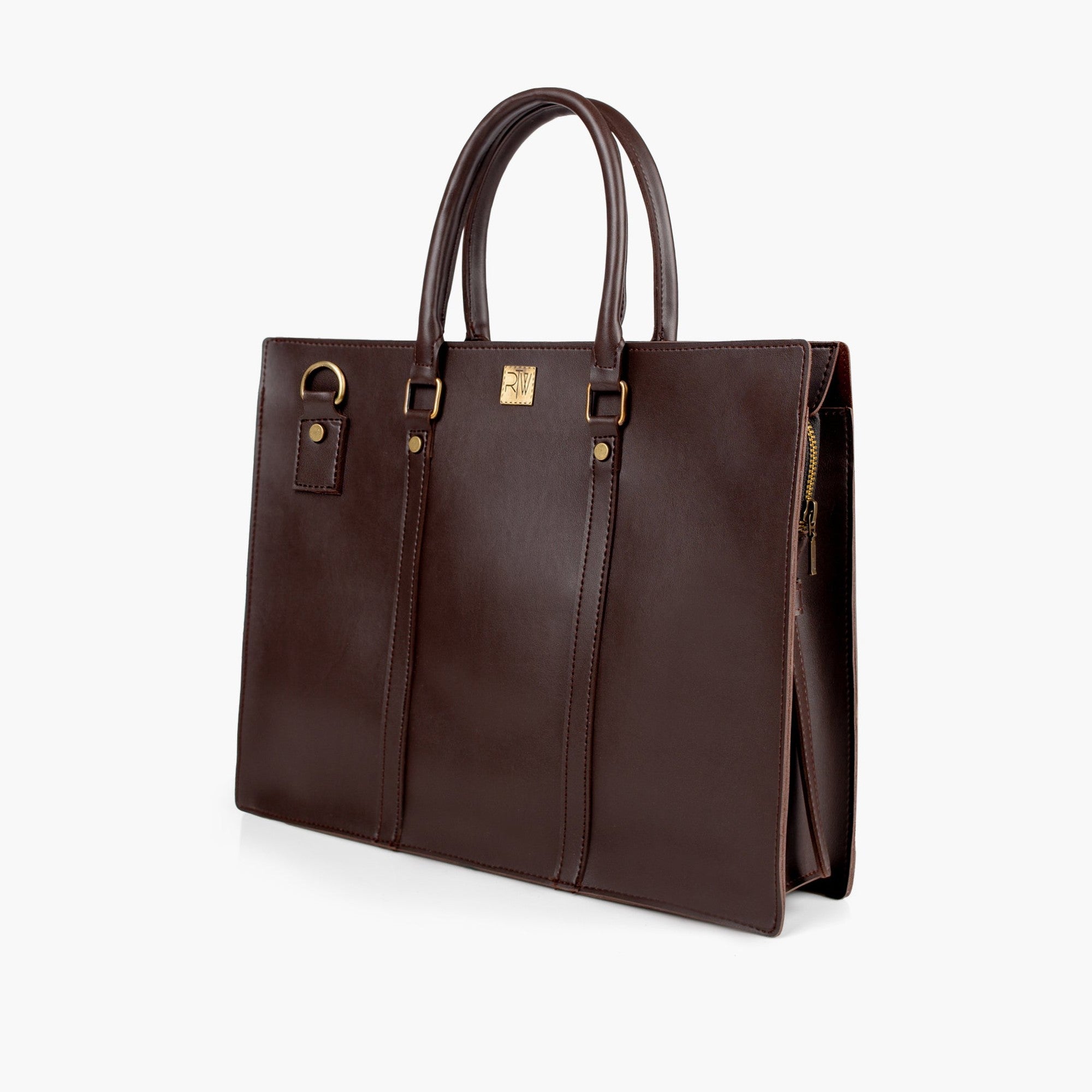 Dark brown laptop bag