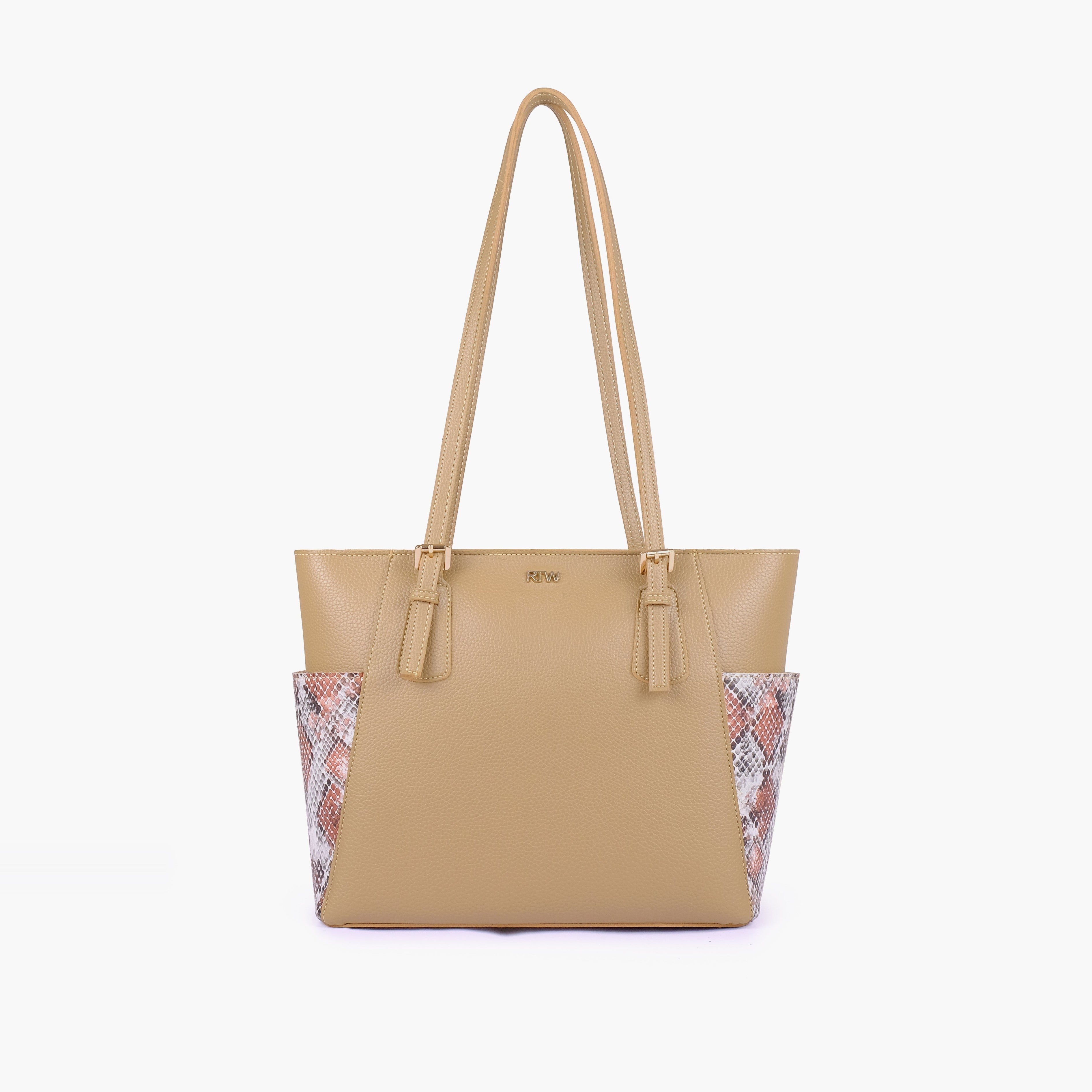 Coffee double pocket tote