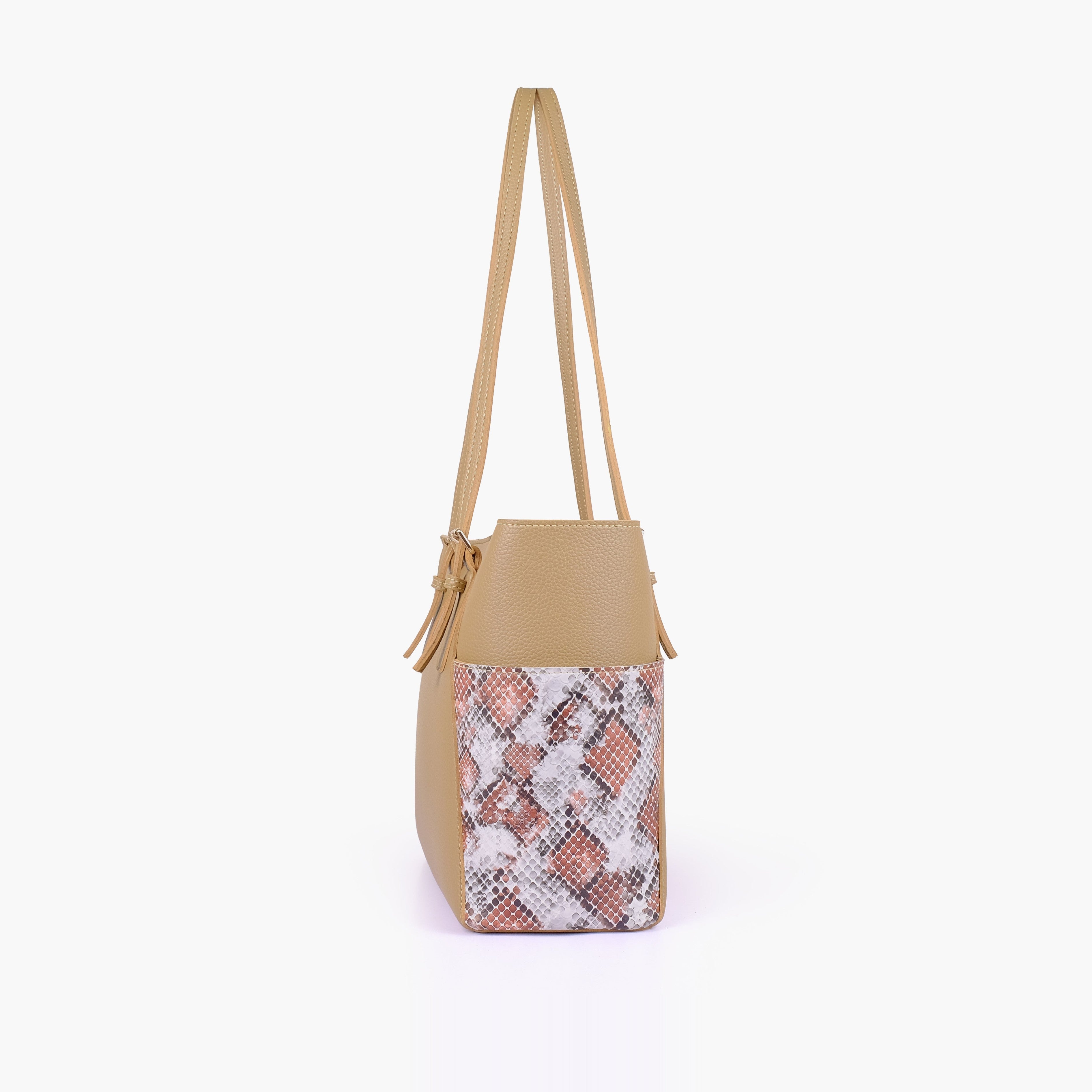 Coffee double pocket tote