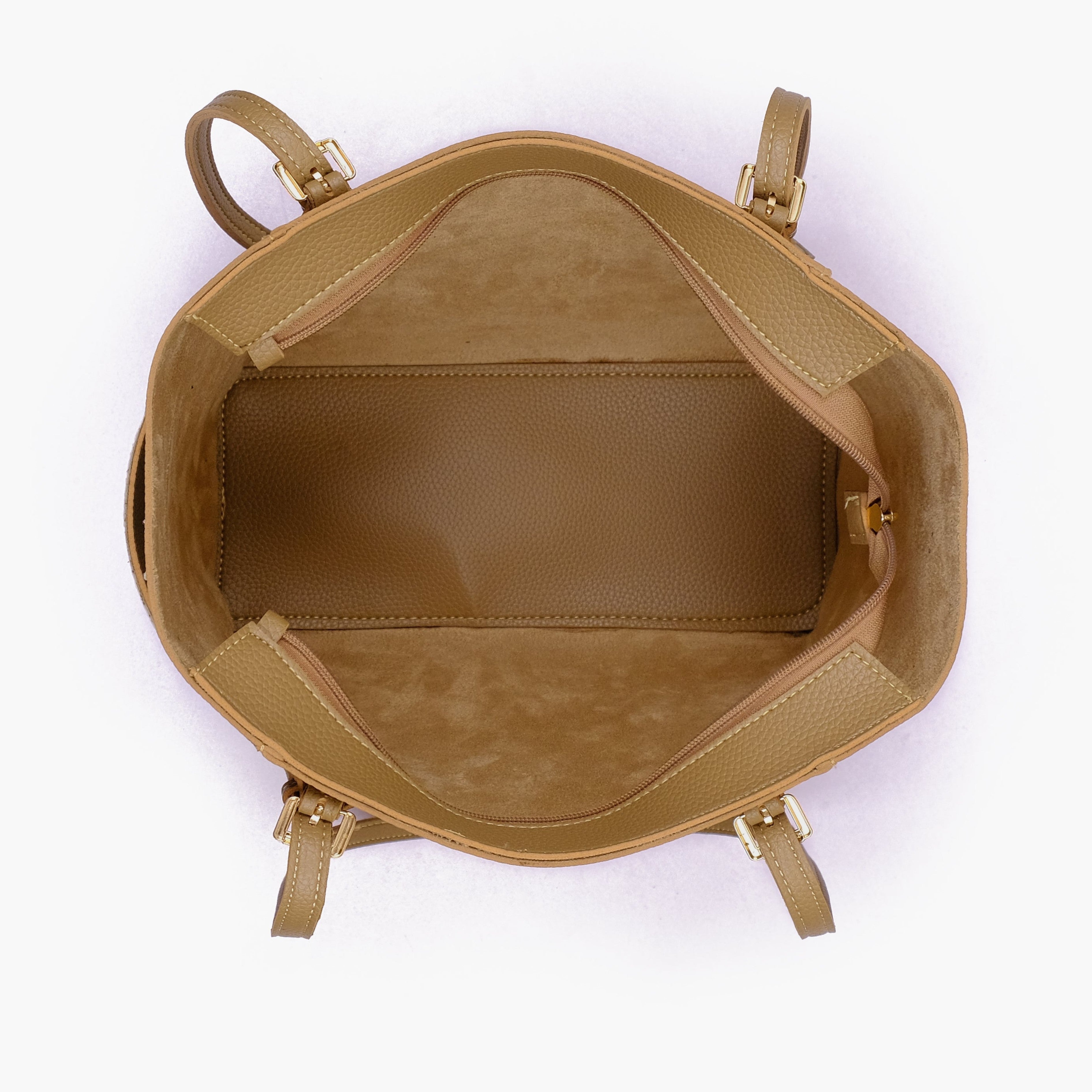 Coffee double pocket tote