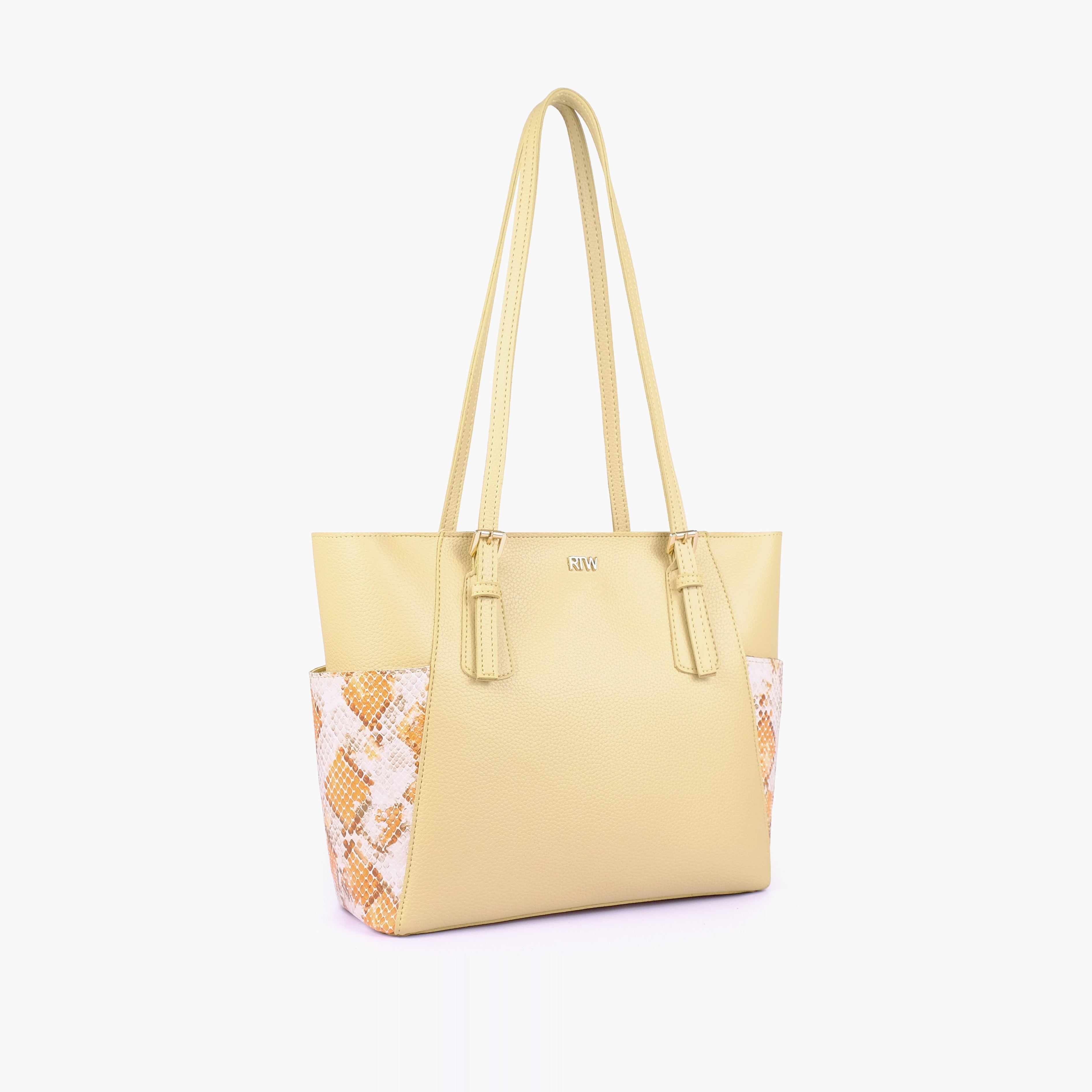 Off-white double pocket tote