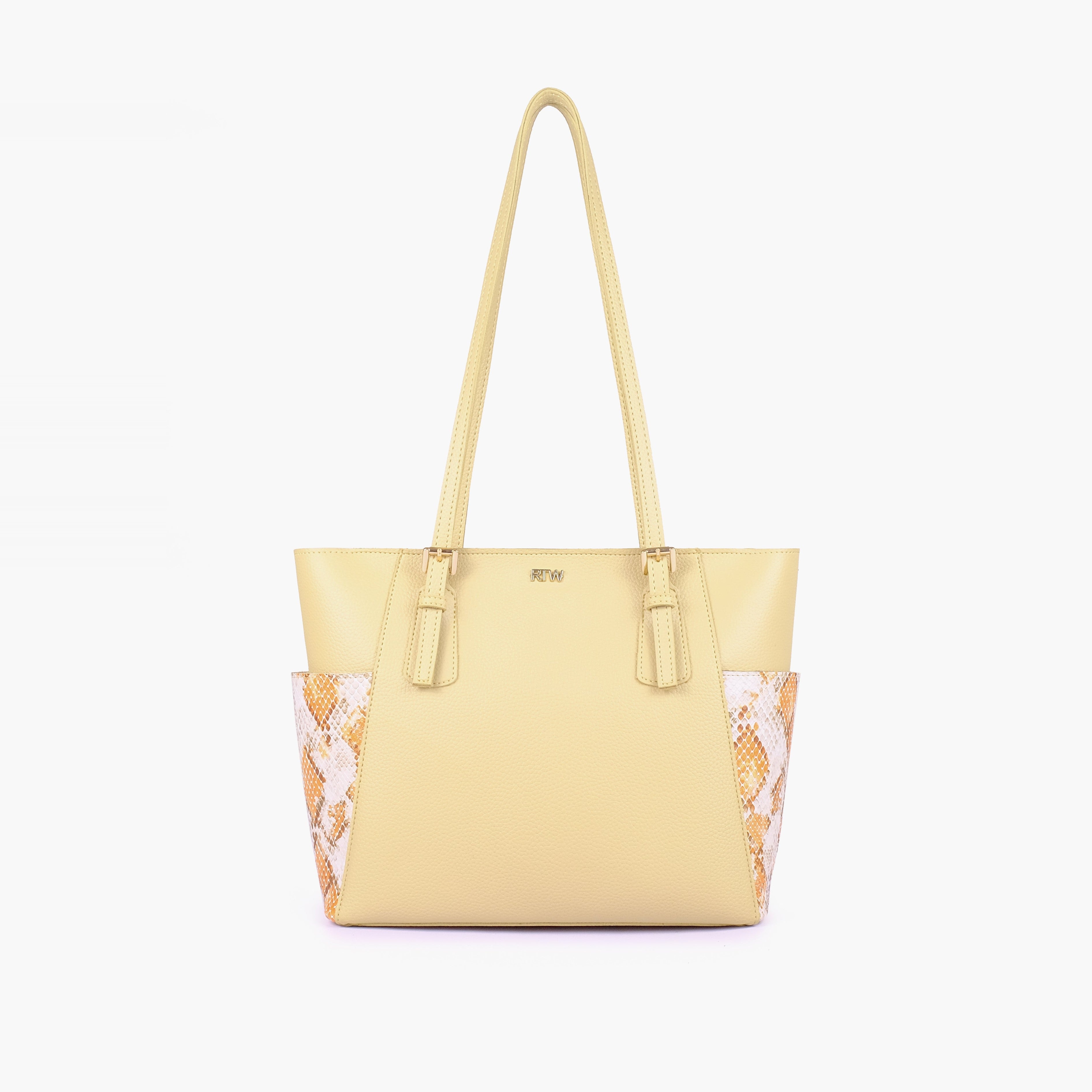 Off-white double pocket tote
