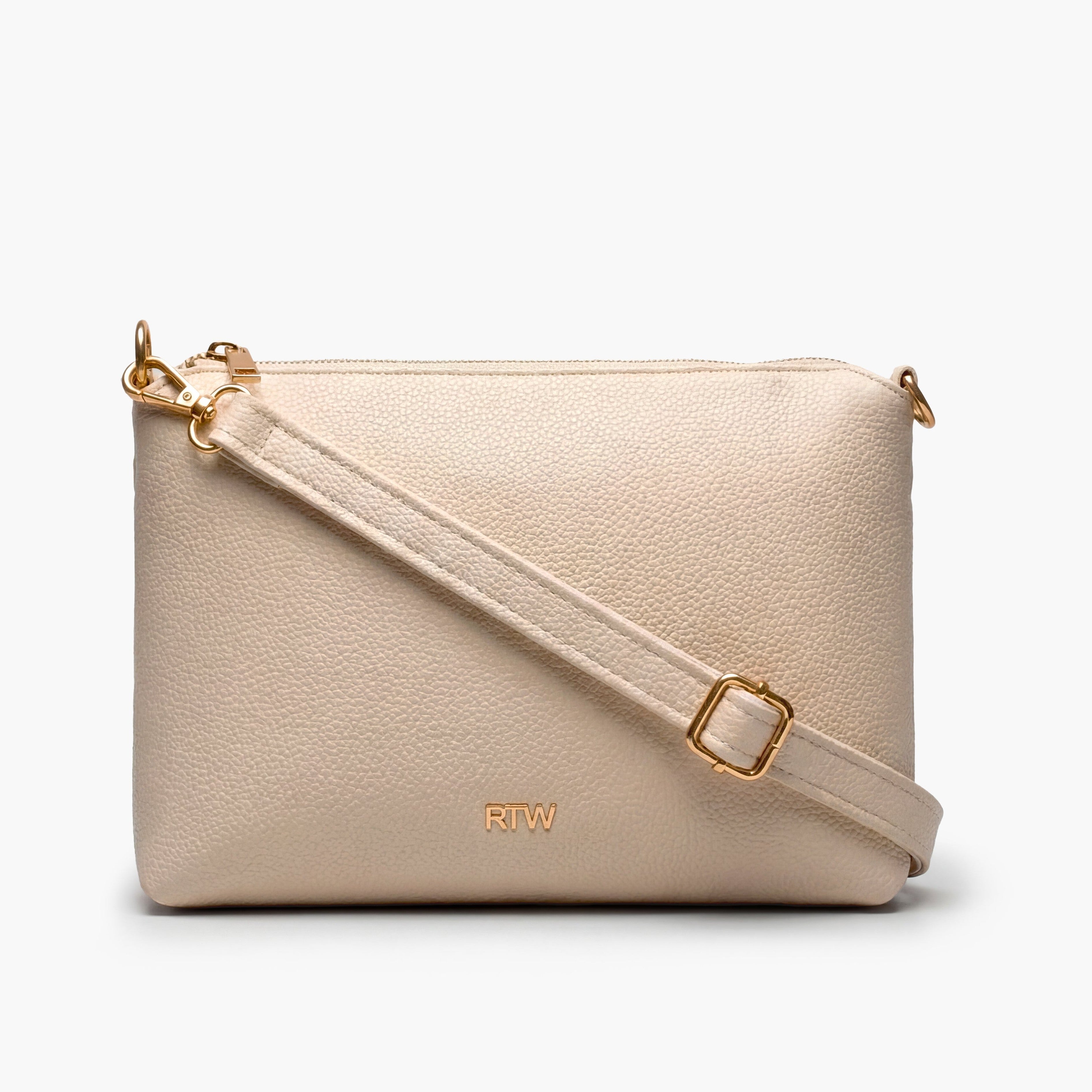Off-white everyday cross-body bag