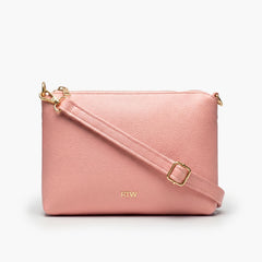 Baby pink everyday cross-body bag