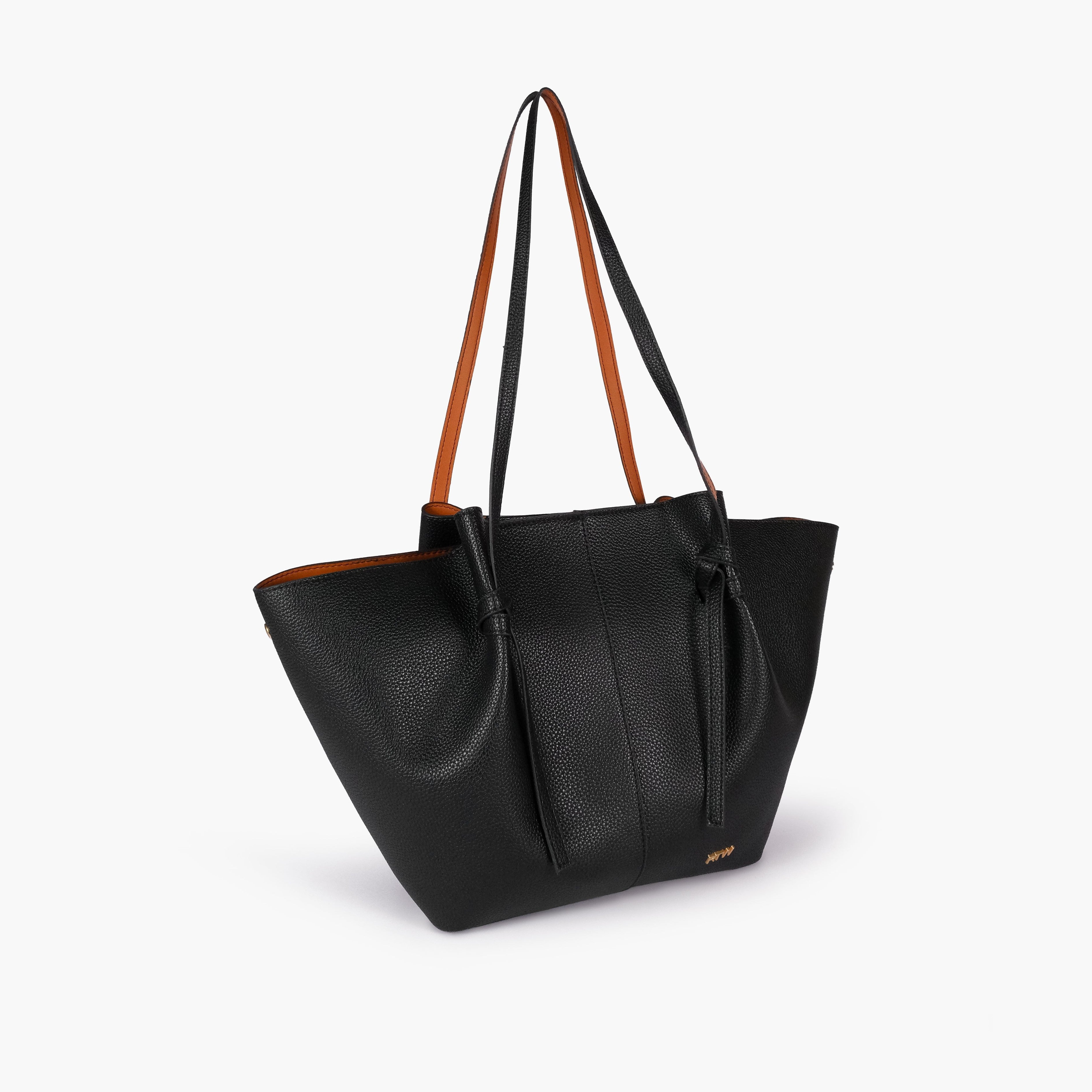 Black everyday wing tote