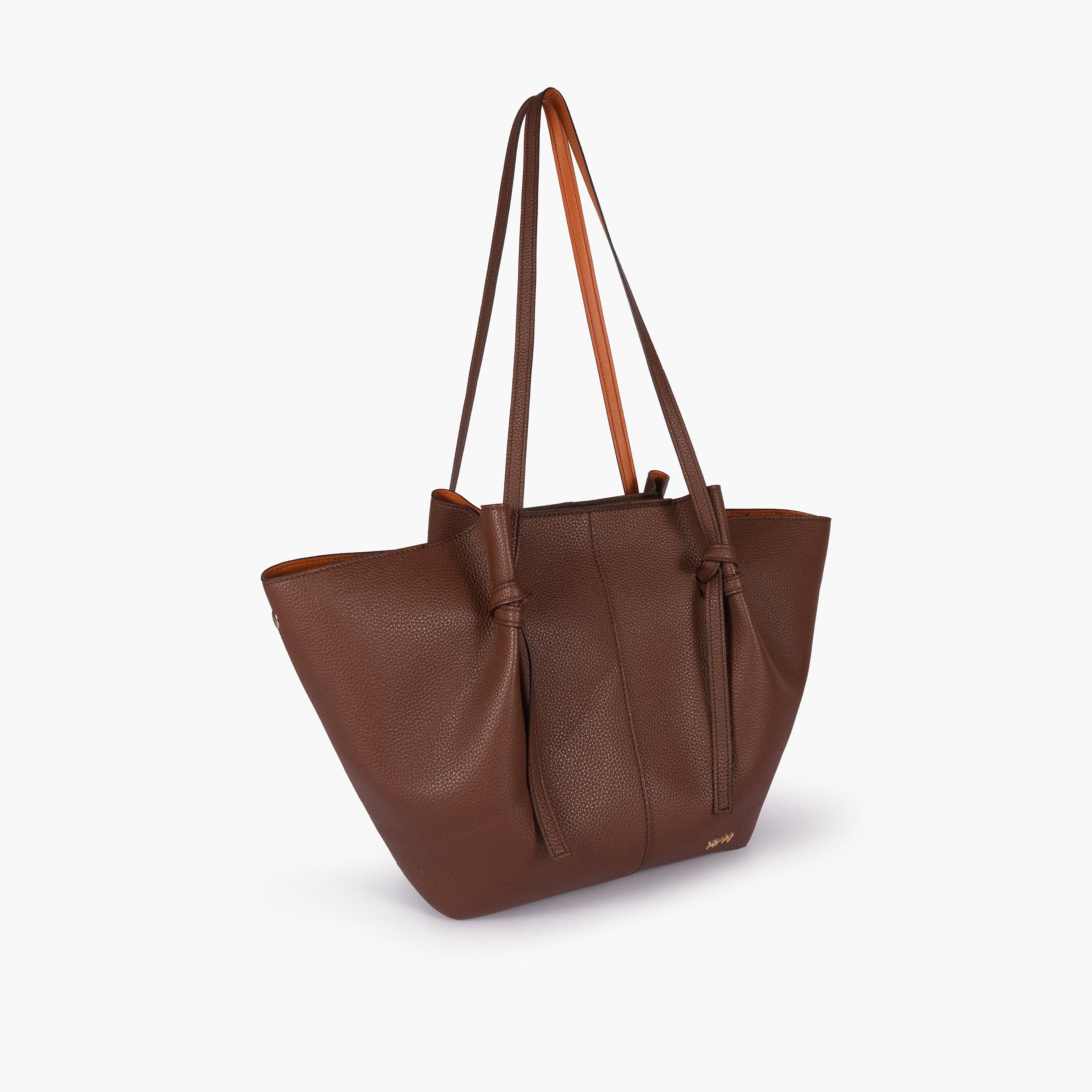 Dark brown everyday wing tote