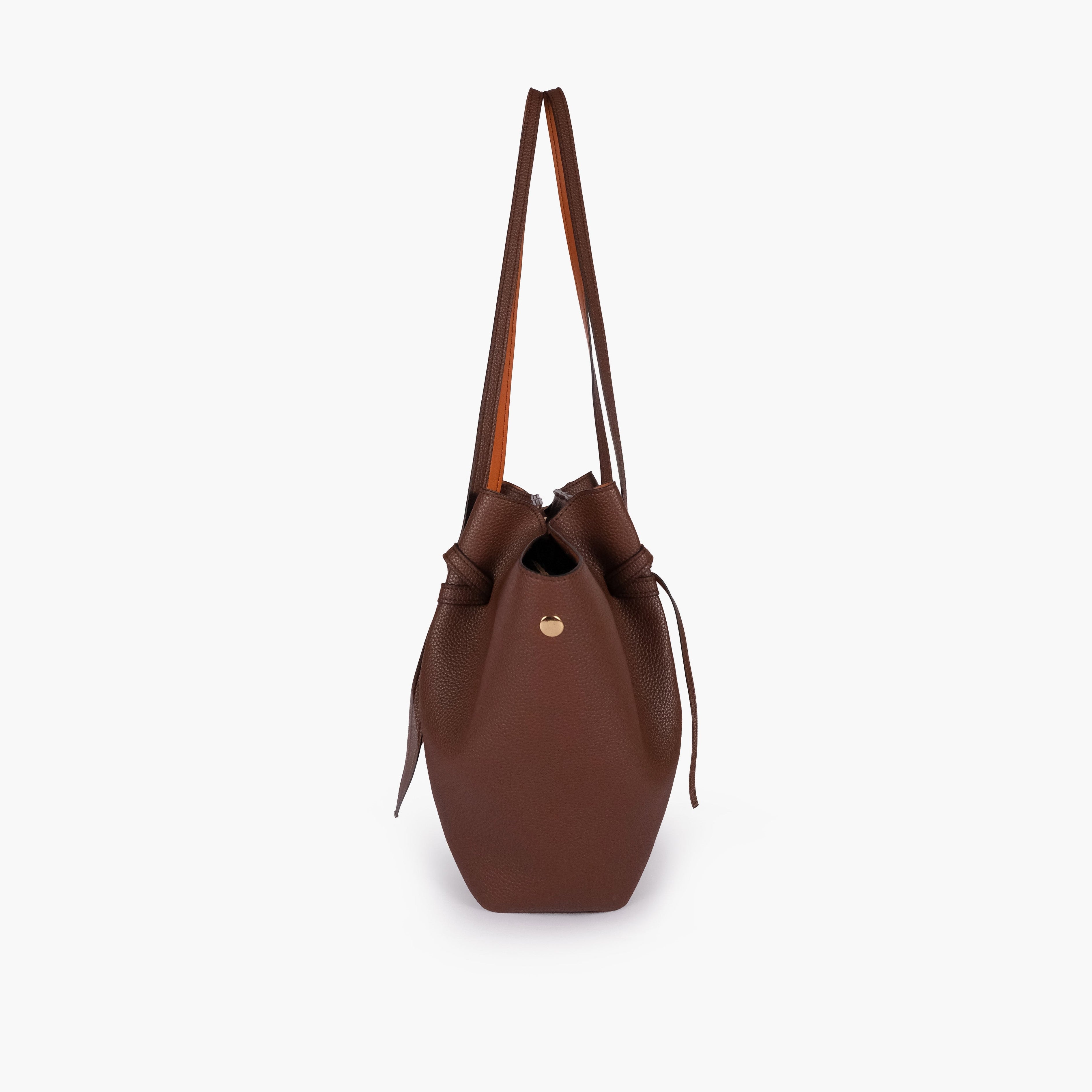 Dark brown everyday wing tote