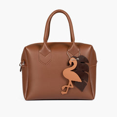 Horse brown mini bowling bag
