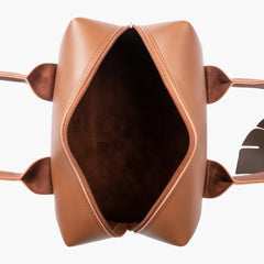 Horse brown mini bowling bag