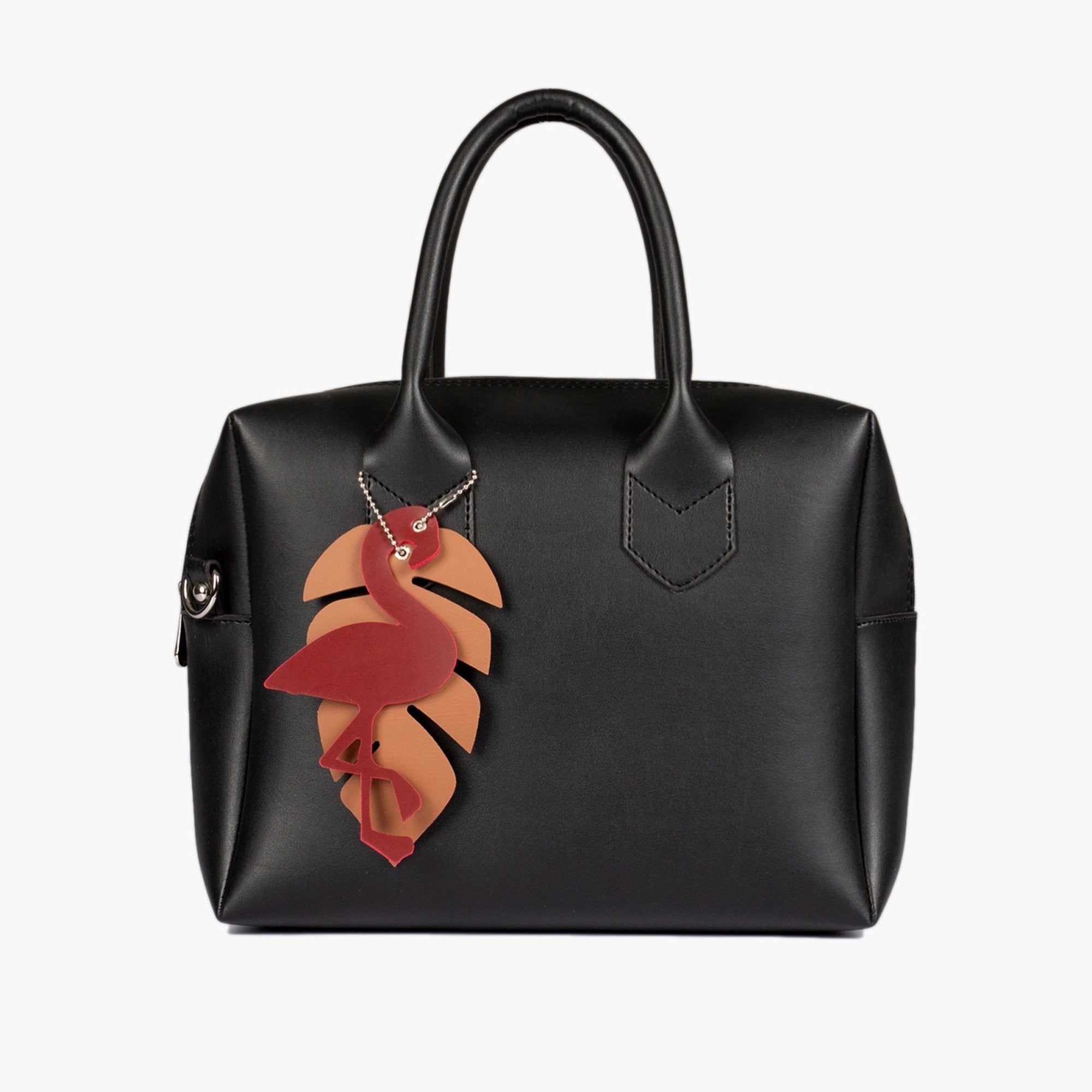 Black mini bowling bag