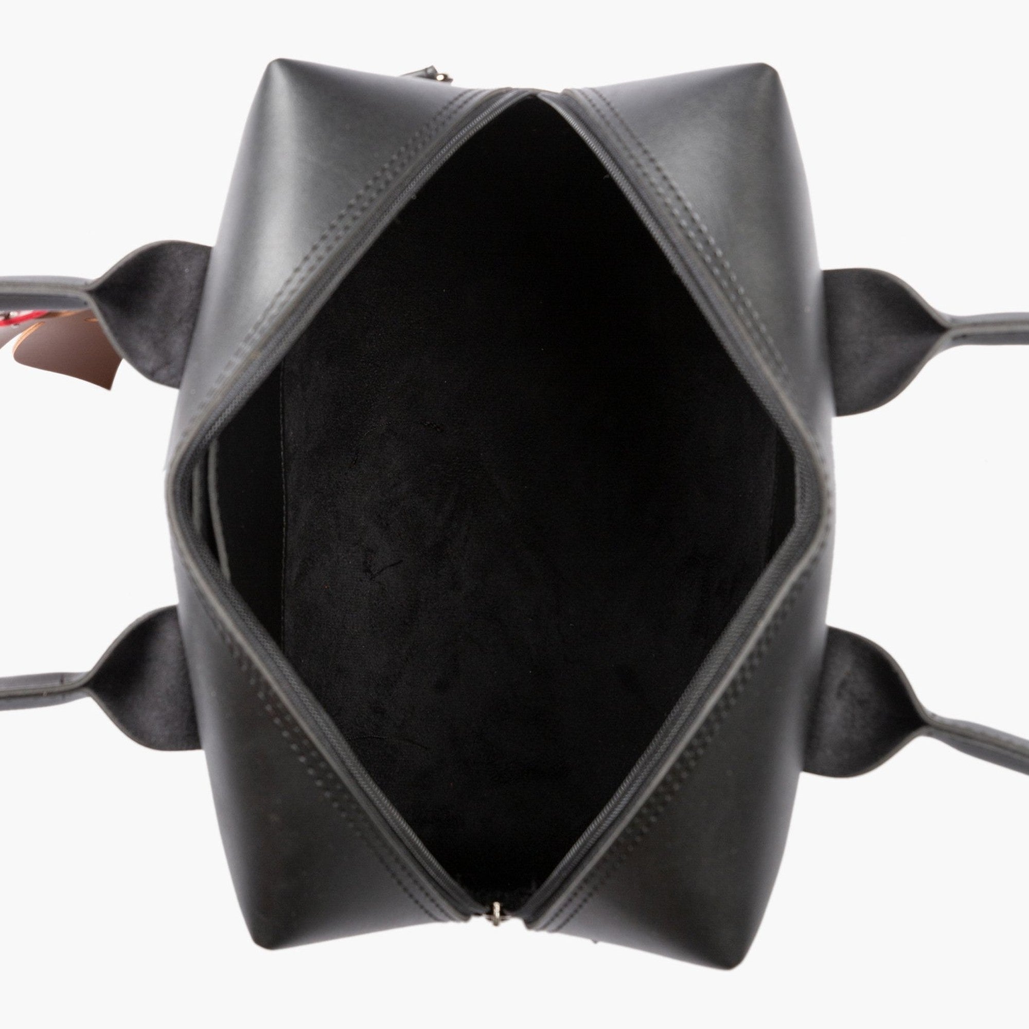 Black mini bowling bag