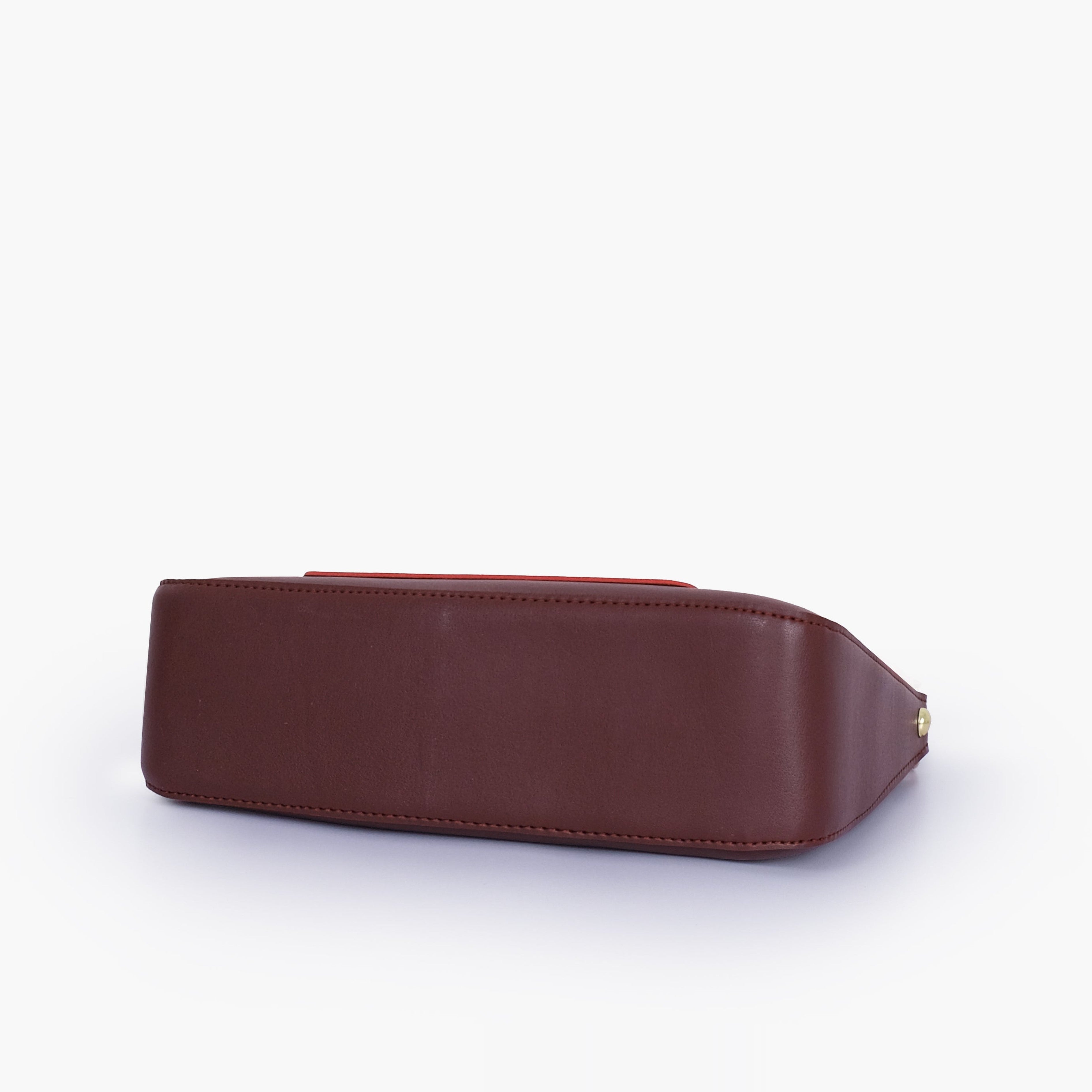 Burgundy hobo evening bag