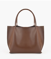 Horse brown tote bag - front