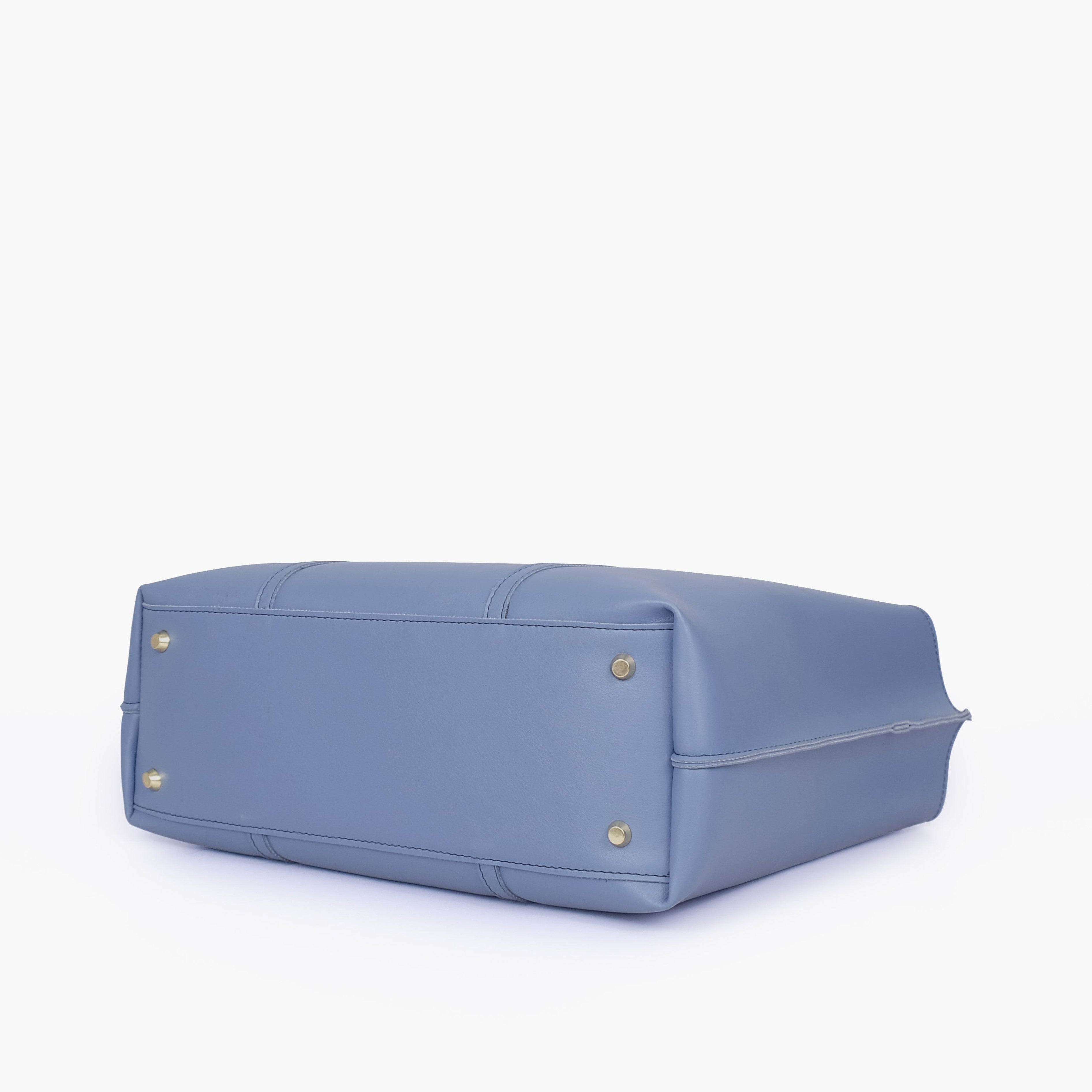 Sky blue luxe everyday tote