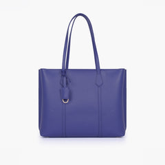 Dark blue luxe everyday tote