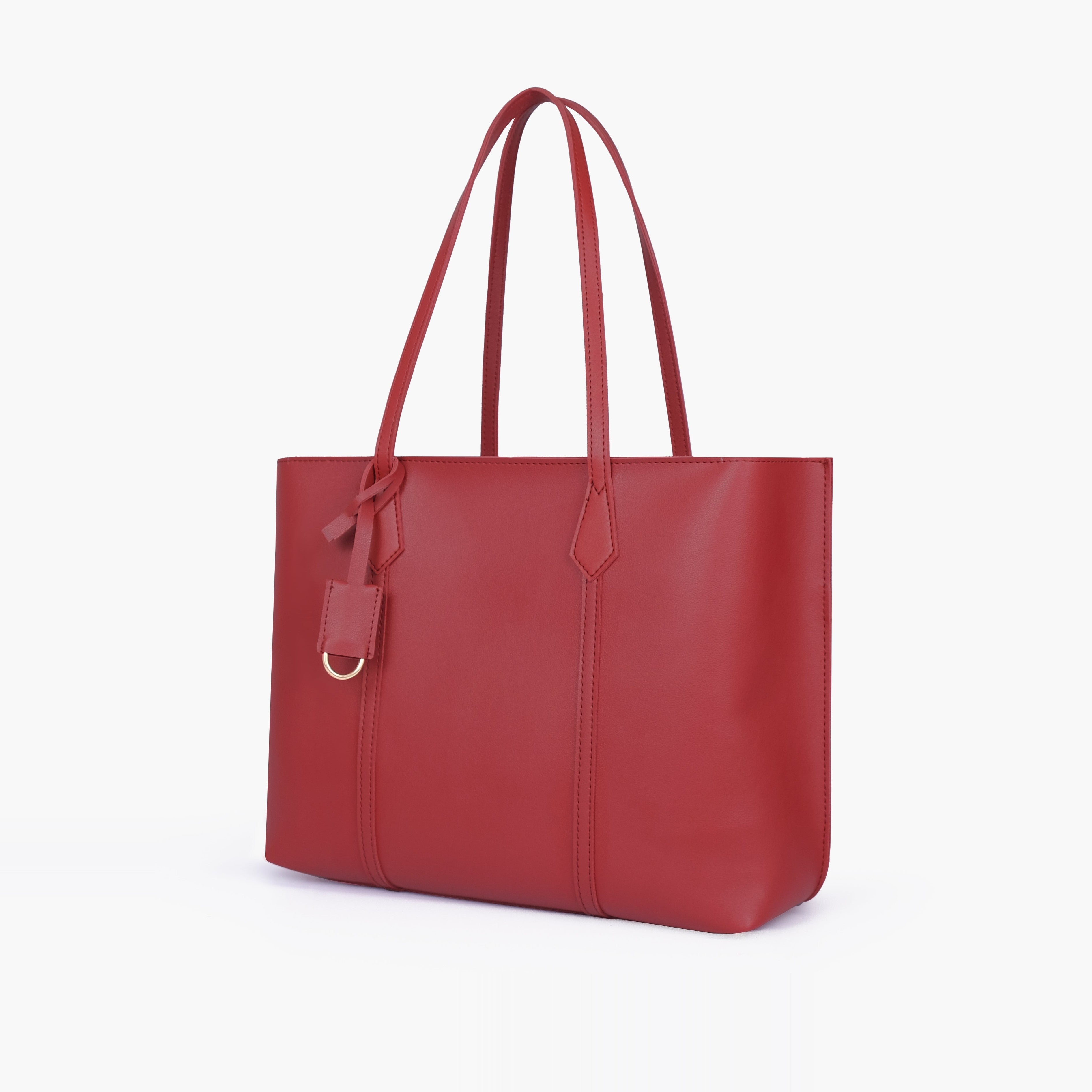 Maroon luxe everyday tote