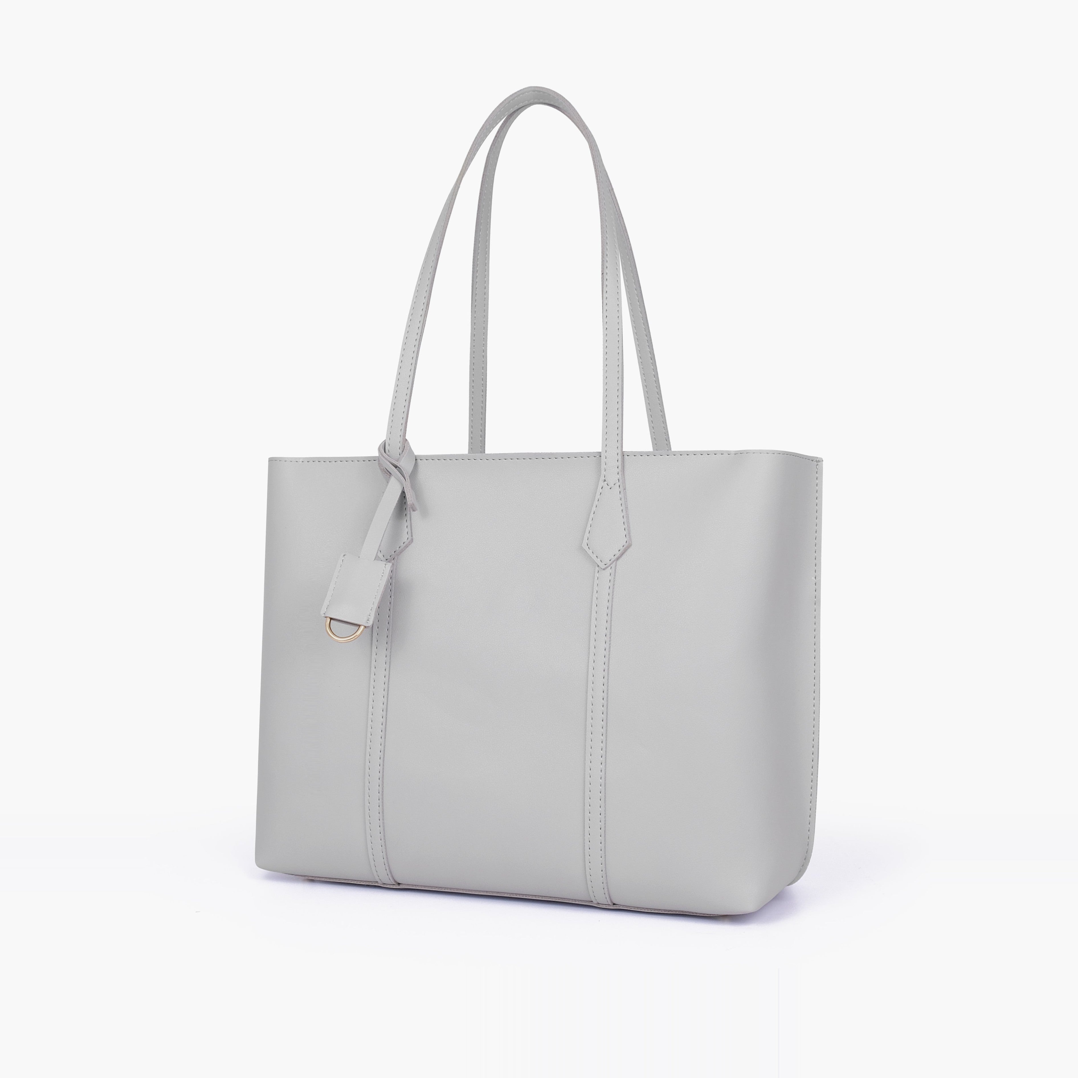 Grey luxe everyday tote