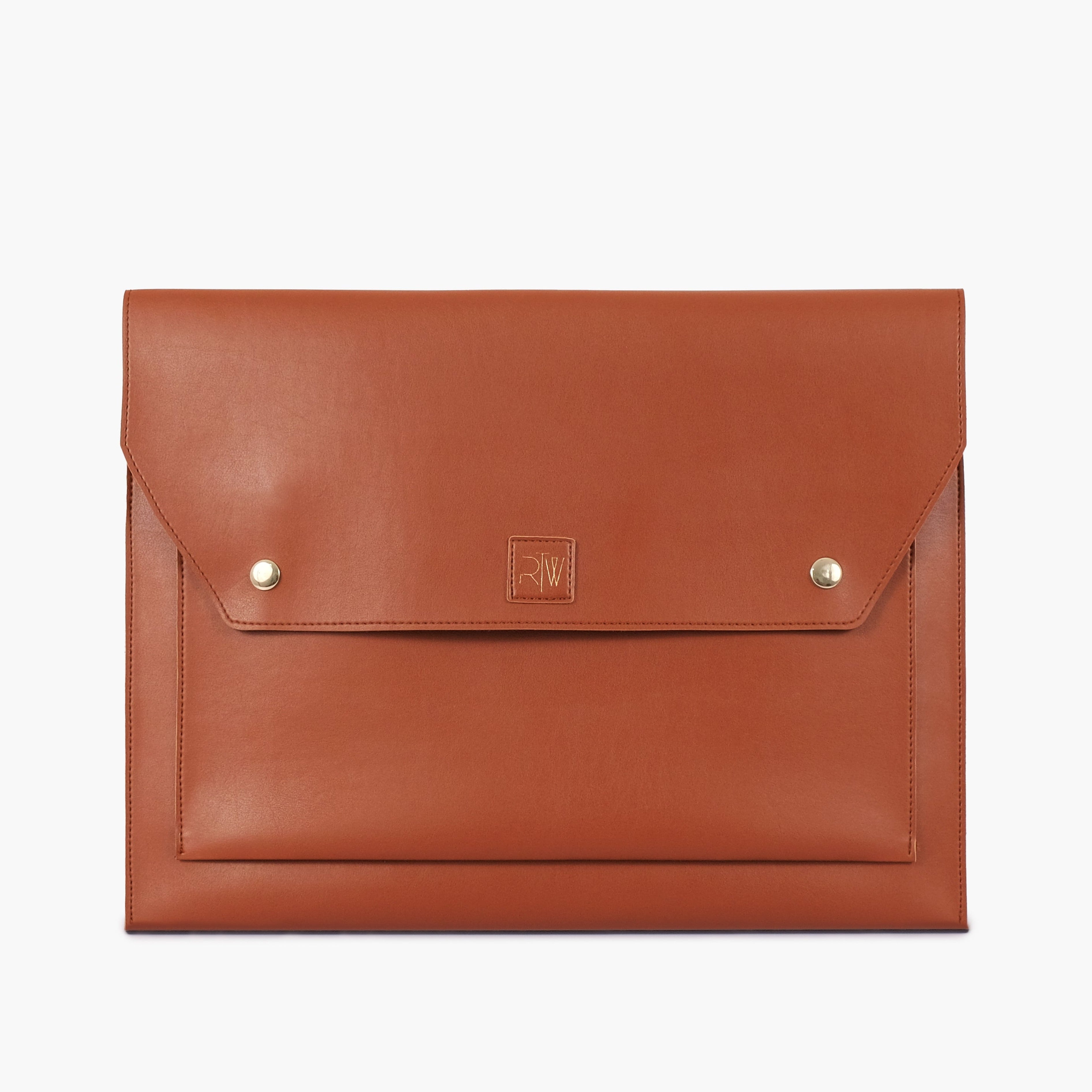 Brown laptop sleeve 17"