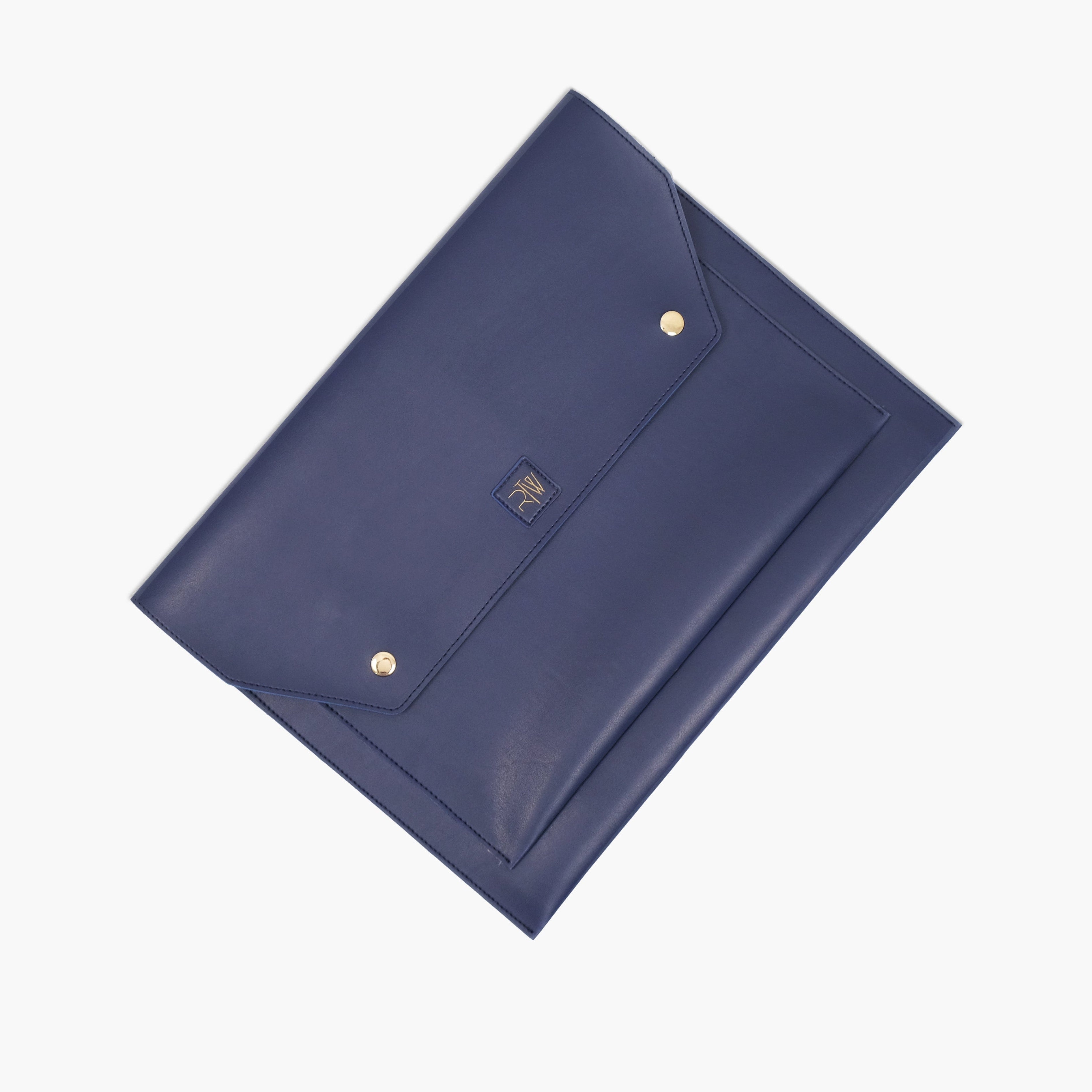 Blue laptop sleeve 17"