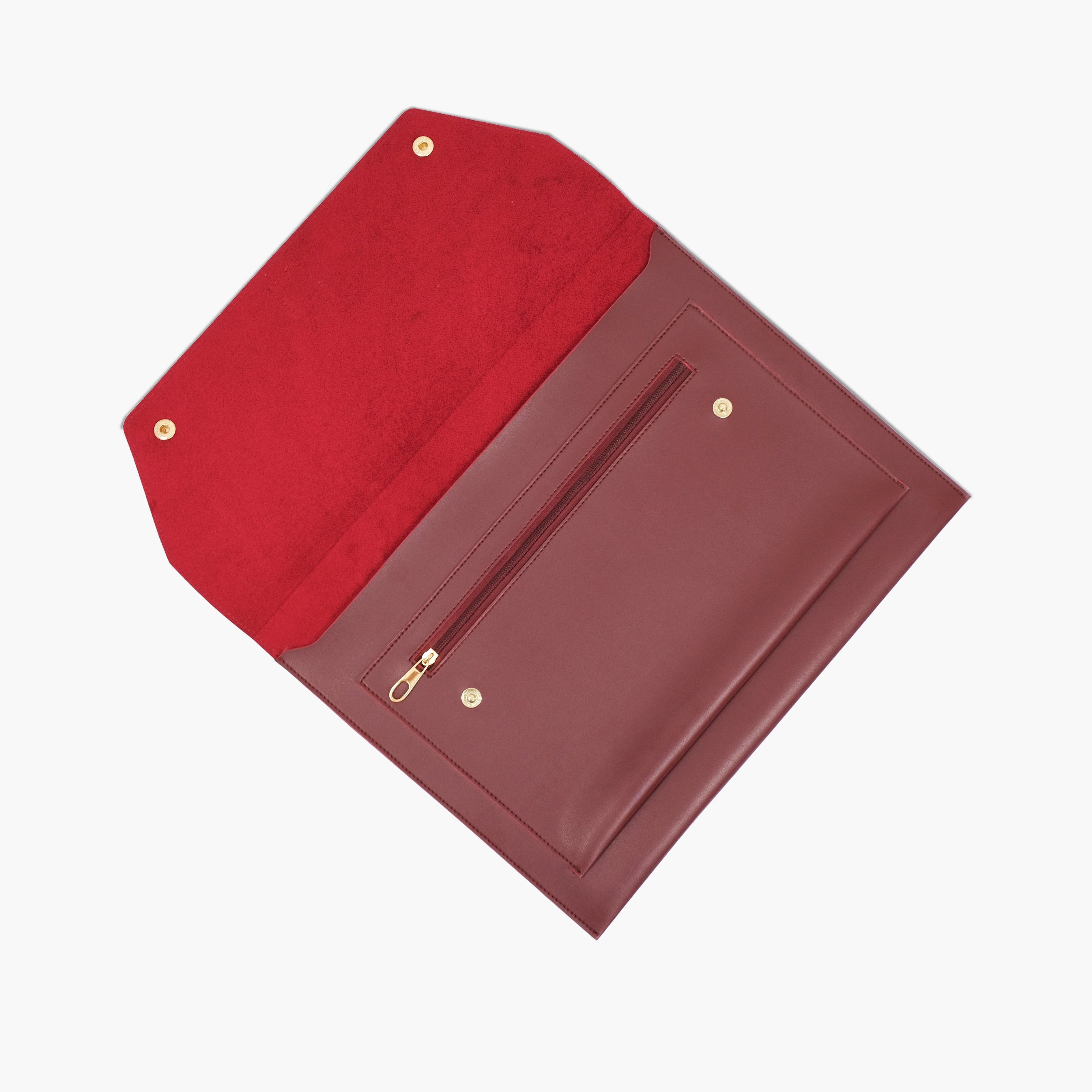 Burgundy laptop sleeve 17"